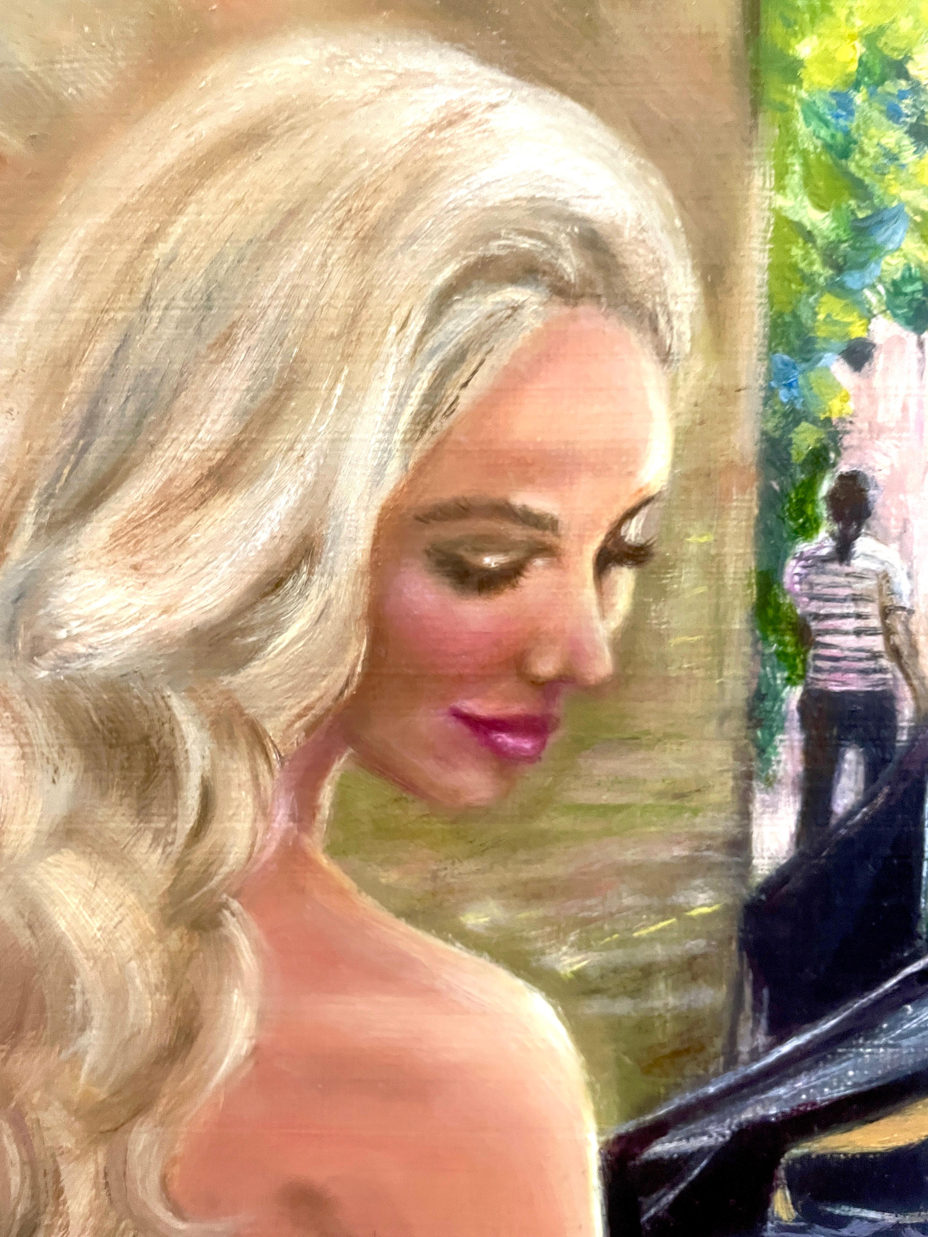 Livré en rouleau 
La peinture à l'huile 