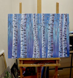 Winter birches