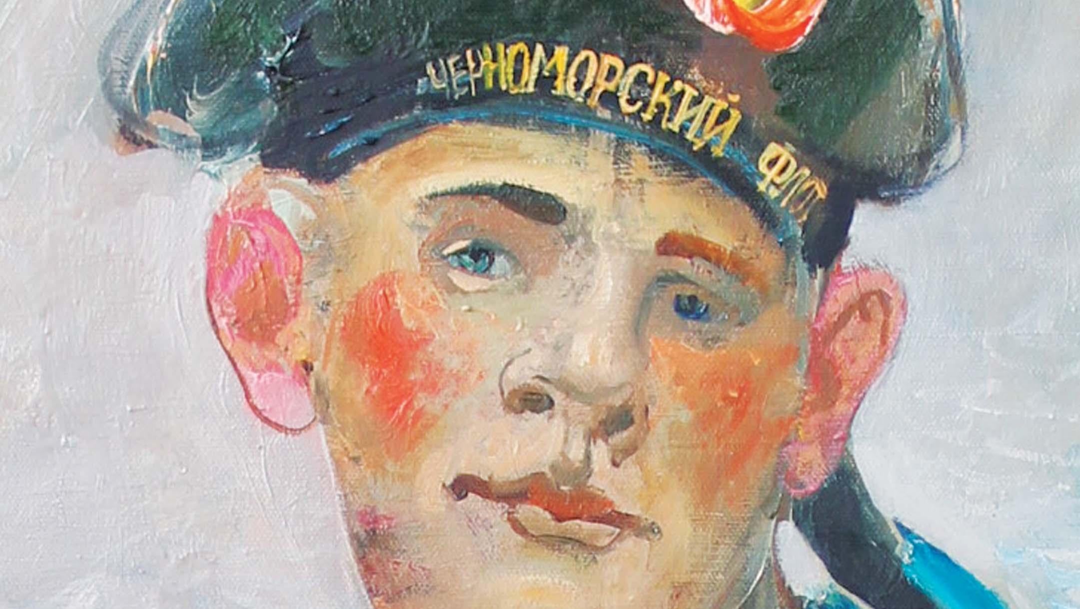 Hero - Painting by Elena Vilchukova