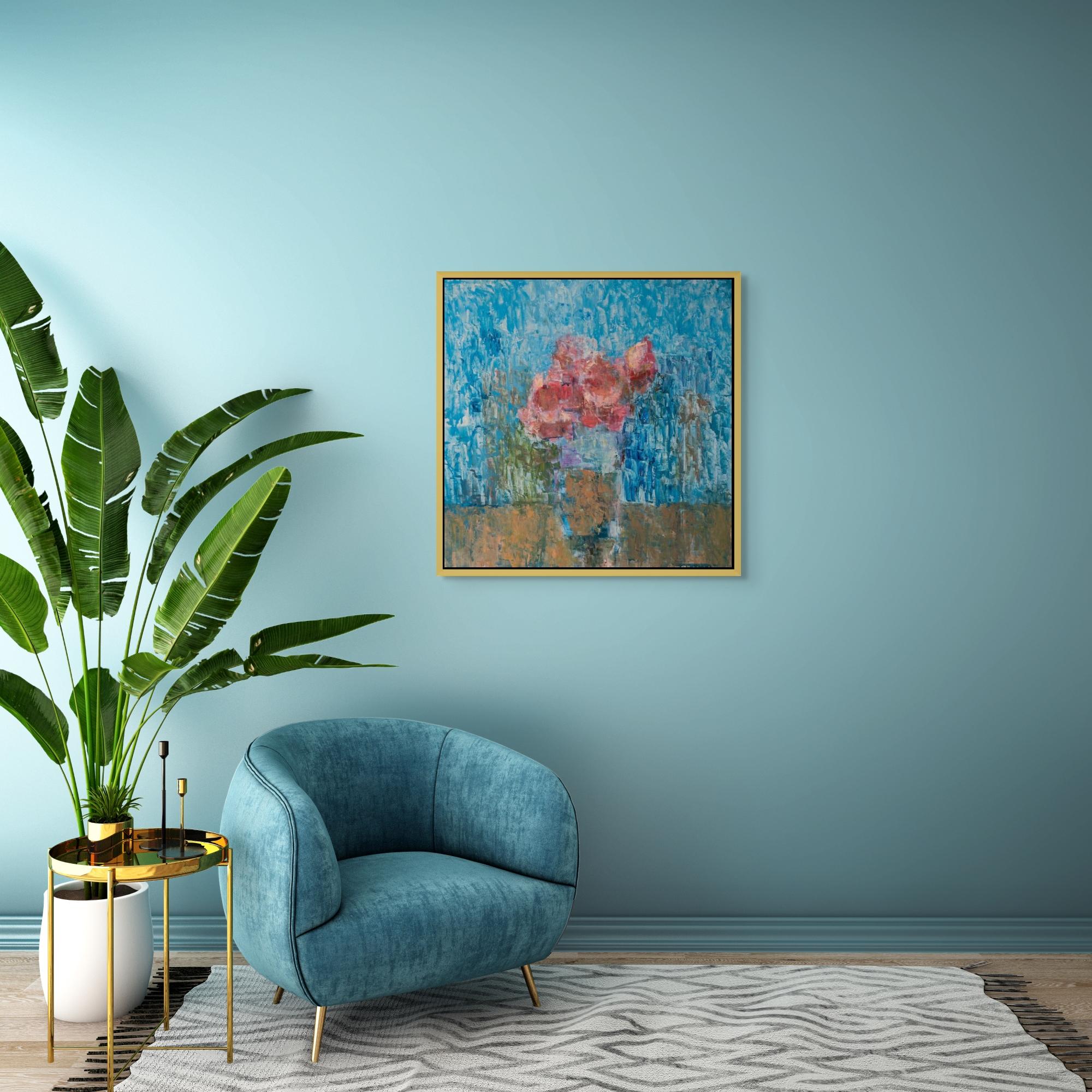 Blu oltre - Painting di Elena Zolotnitsky