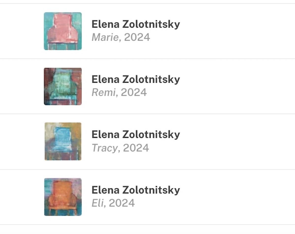 Sedie Elena Zolotnitsky - Suite di Nove in vendita 1