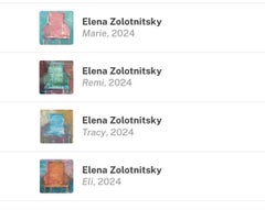 Elena Zolotnitsky-Stühle - Suite aus neun Stühlen