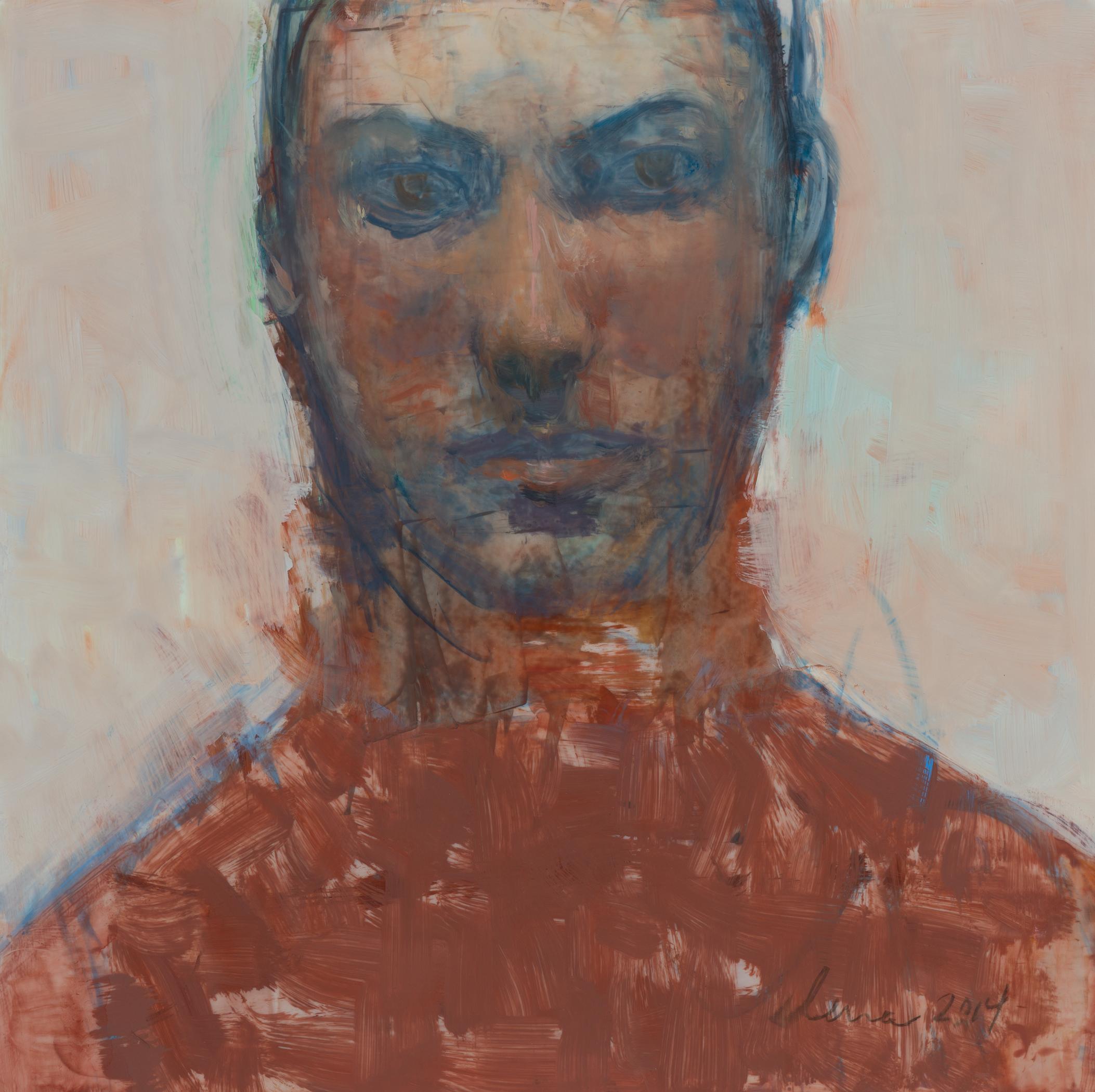 Figurative Painting di Elena Zolotnitsky - Guardare dentro