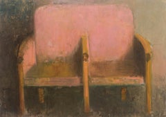 Love Seat / oil painting of a chair for two