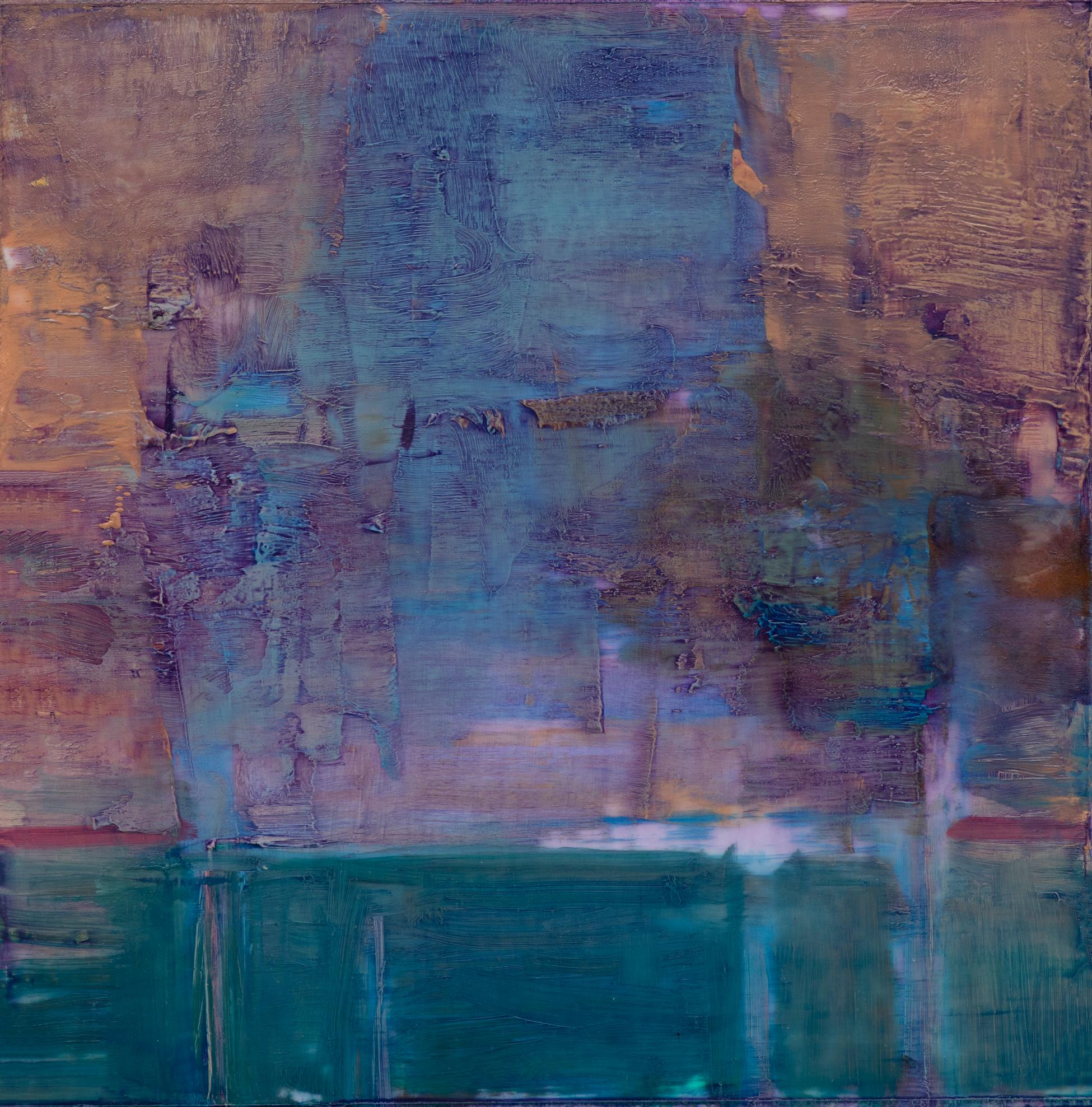 Elena Zolotnitsky Abstract Painting – Unterwasserschiff