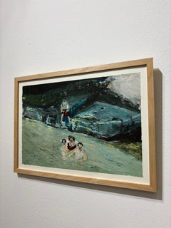 Georgian Contemporary Art by Elene Melikidze - Green Terrace Dream