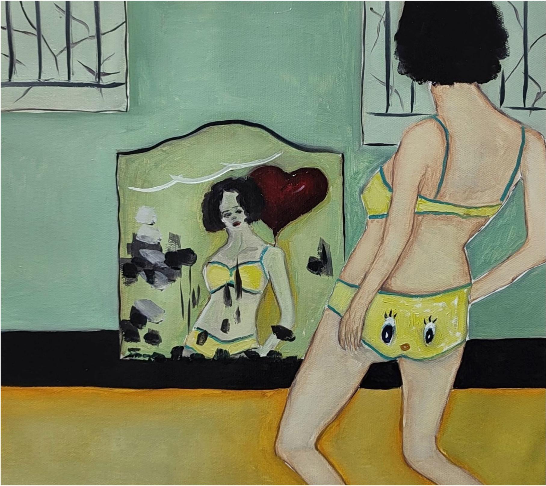 Zeitgenössische georgische Kunst von Elene Melikidze - In the Room