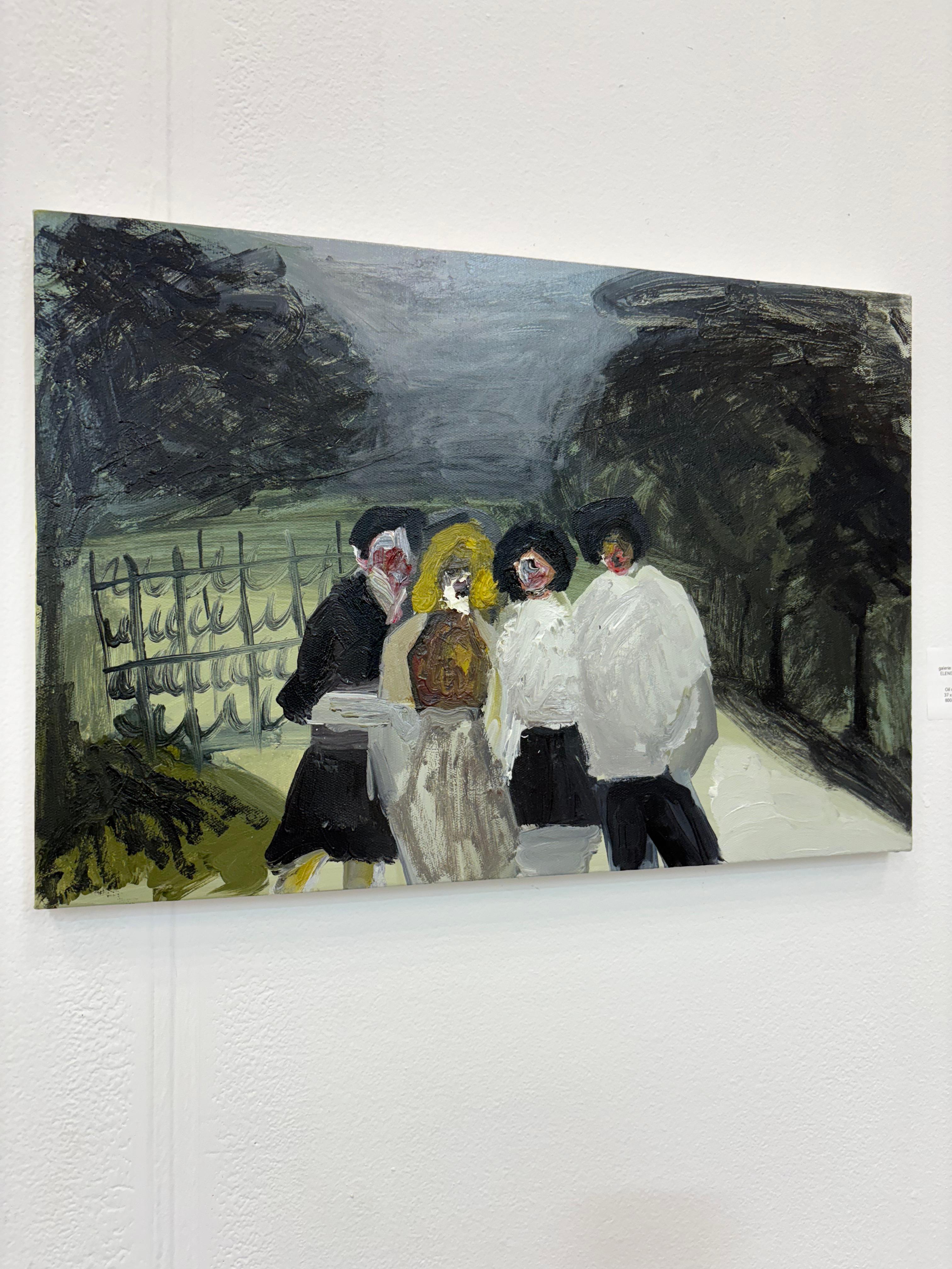 Arte contemporanea georgiana di Elene Melikidze - Party in vendita 1