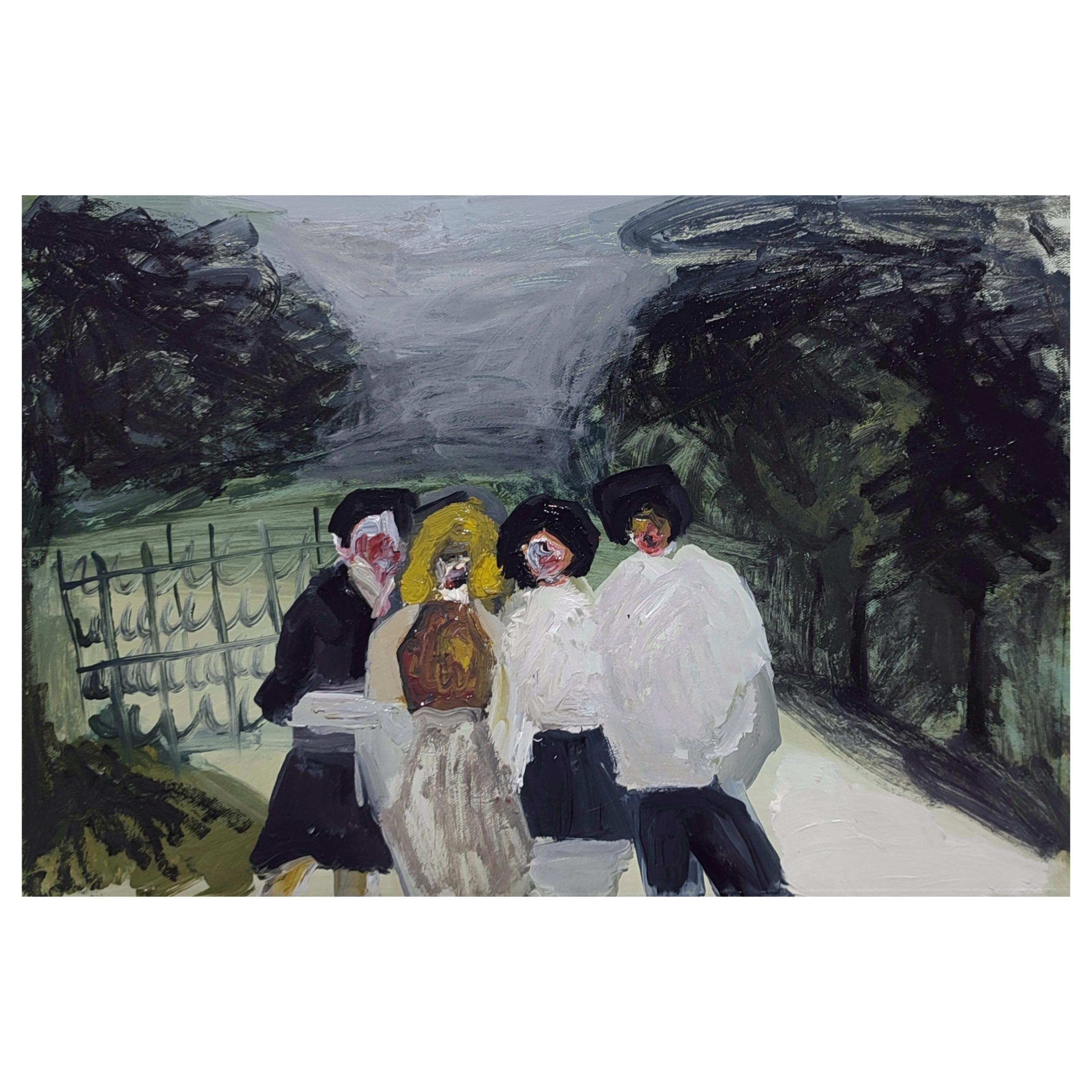 Oil on canvas

Elene Melikidze is a Georgian artist born in 1999 who lives & works in Tbilisi, Georgia. She started painting since childhood in various media. Her other profession is film critic. The artist mainly works with painting & graphics.