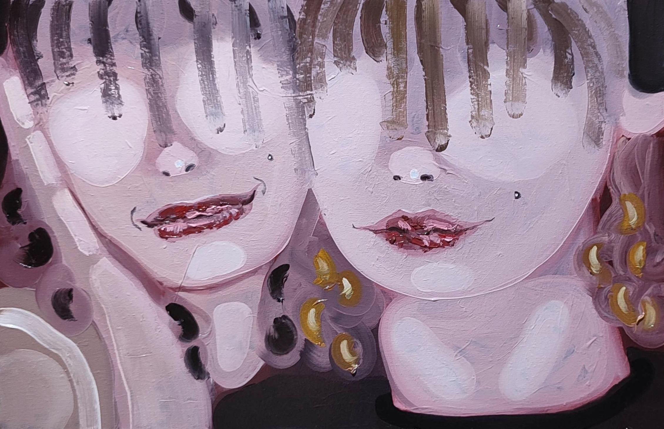 Olio su tela

Elene Melikidze è un'artista georgiana nata nel 1999 che vive e lavora a Tbilisi, in Georgia. Ha iniziato a dipingere fin dall'infanzia con vari mezzi. La sua altra professione è quella di critico cinematografico. L'artista lavora