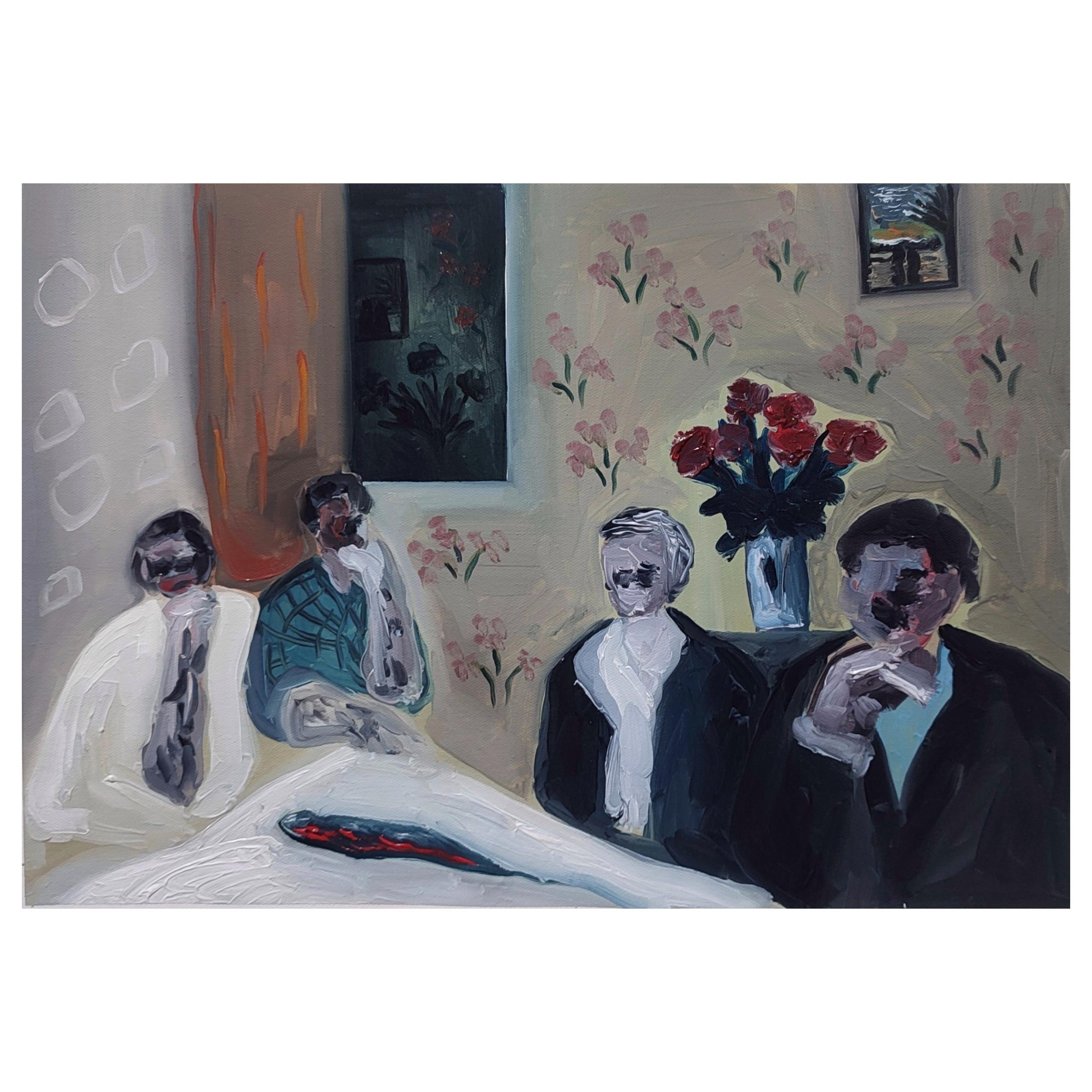 Huile sur toile

Elene Melikidze est une artiste géorgienne née en 1999 qui vit et travaille à Tbilissi, en Géorgie. Elle a commencé à peindre dès l'enfance sur différents supports. Elle est également critique de cinéma. L'artiste travaille
