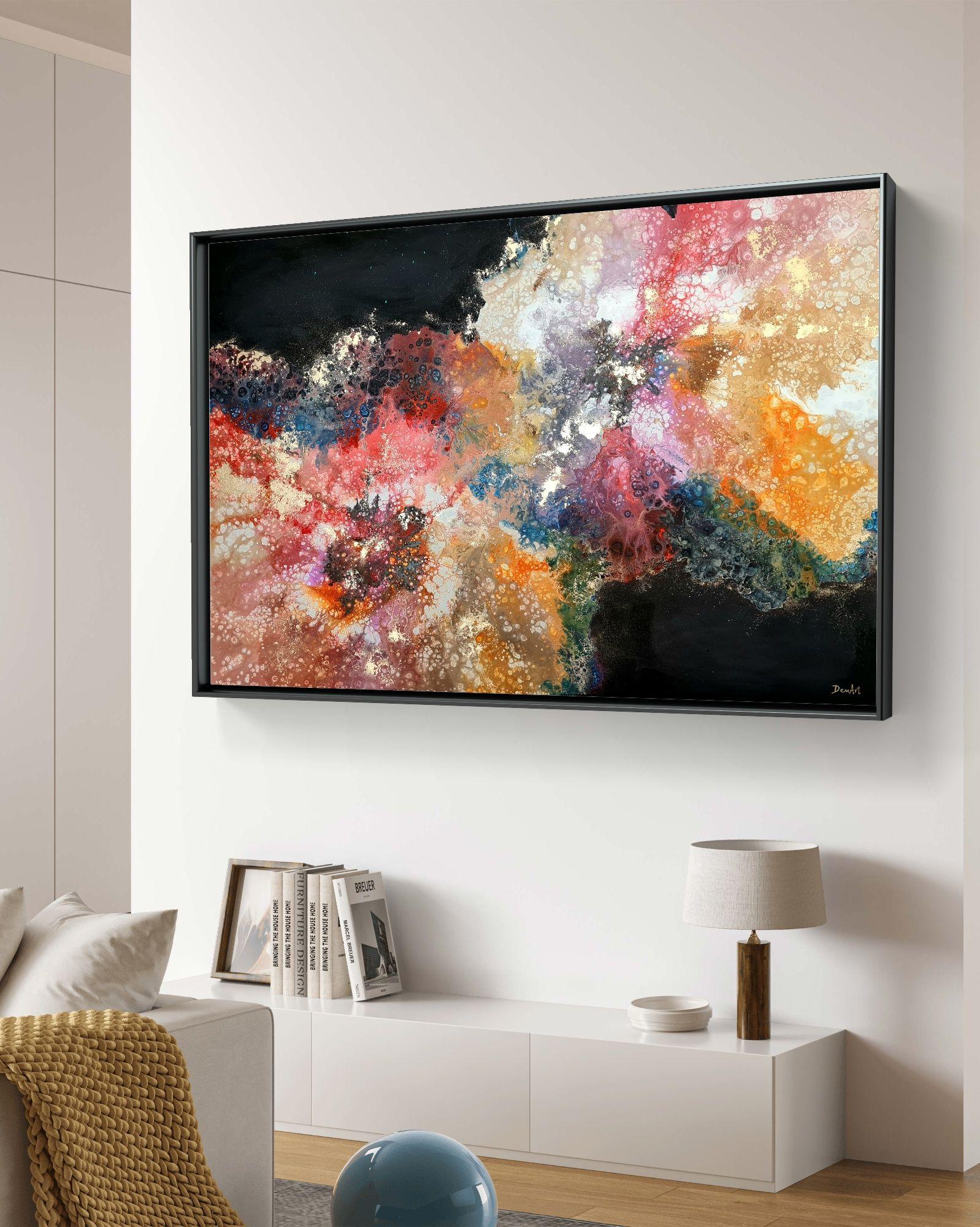 Flora oscura, Pintura, Acrílico sobre lienzo - Painting Expresionismo abstracto de Eleni  Denart