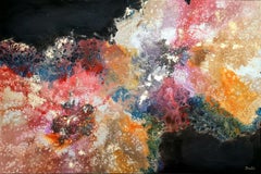 Flora oscura, Pintura, Acrílico sobre lienzo