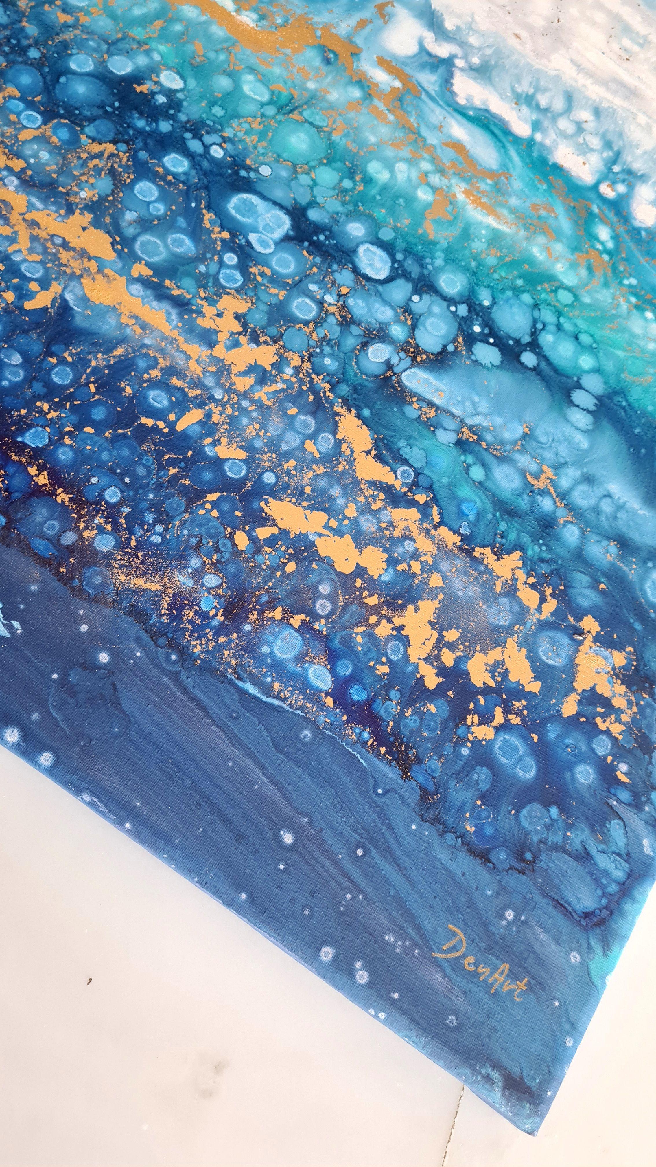 Folegandros, Gemälde, Acryl auf Leinwand im Angebot 2