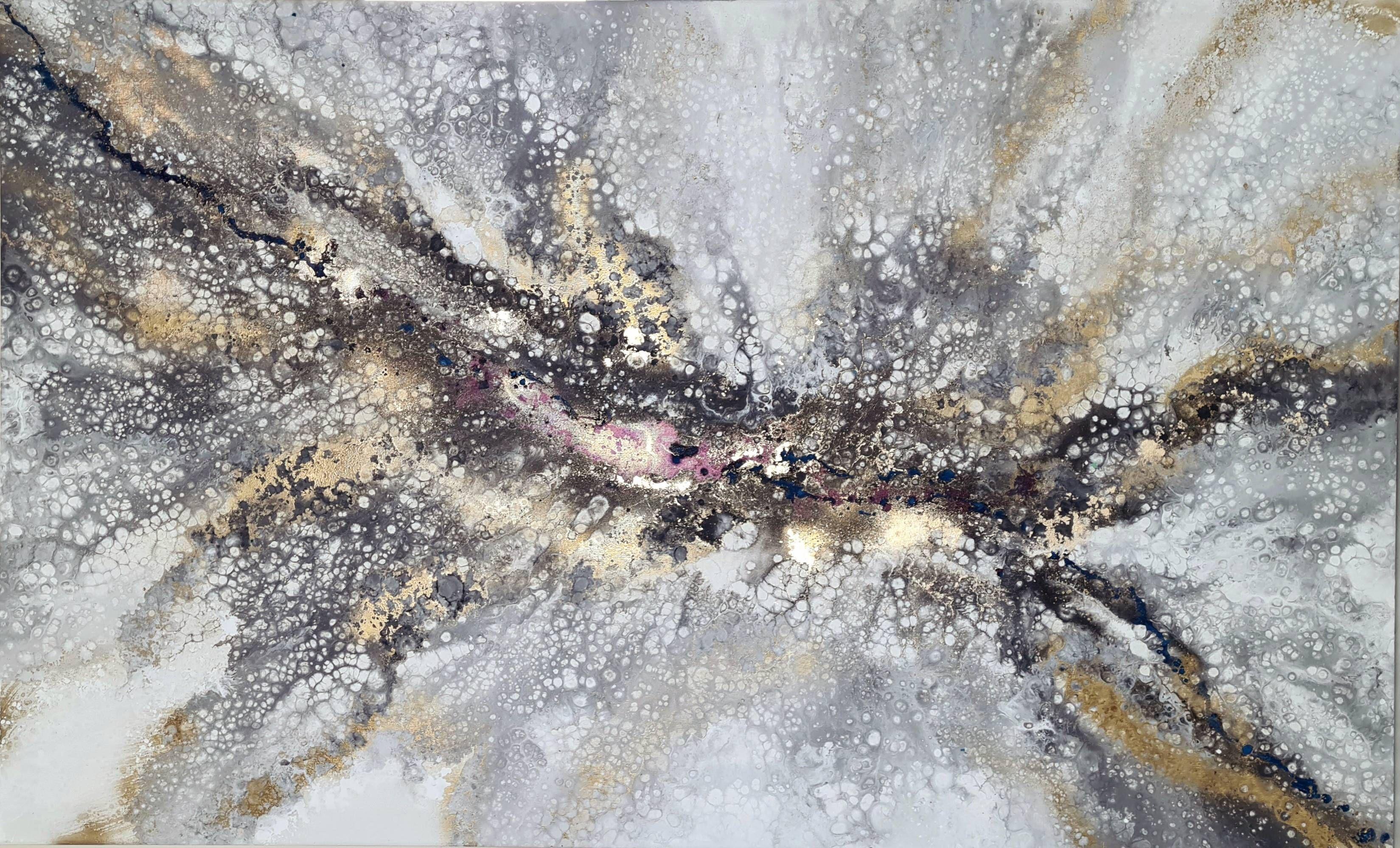 Abstract Painting di Eleni  Denart - Genesi, Pittura, Acrilico su tela
