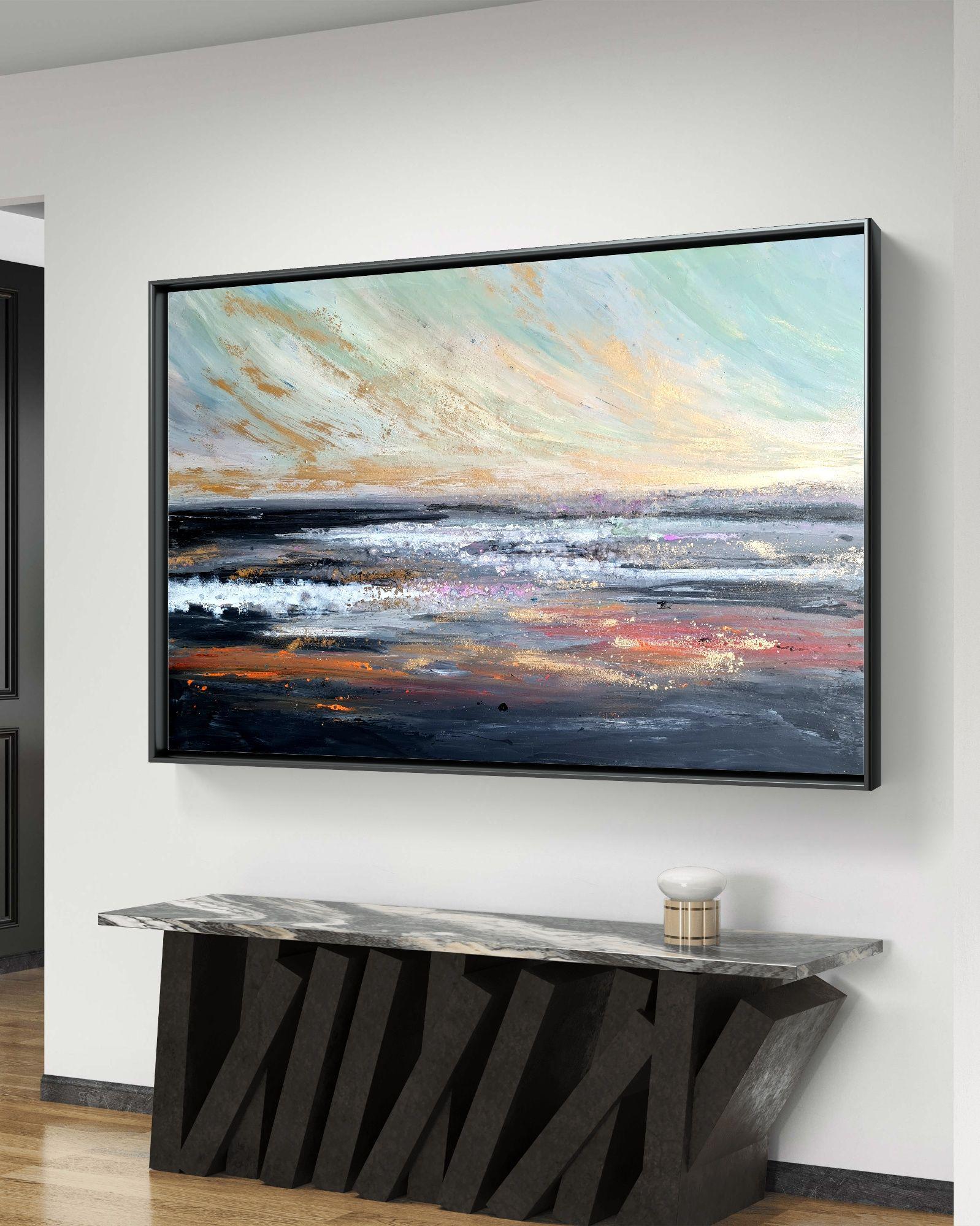 Gone with the Wind, Gemälde, Acryl auf Leinwand (Abstrakter Expressionismus), Painting, von Eleni  Denart