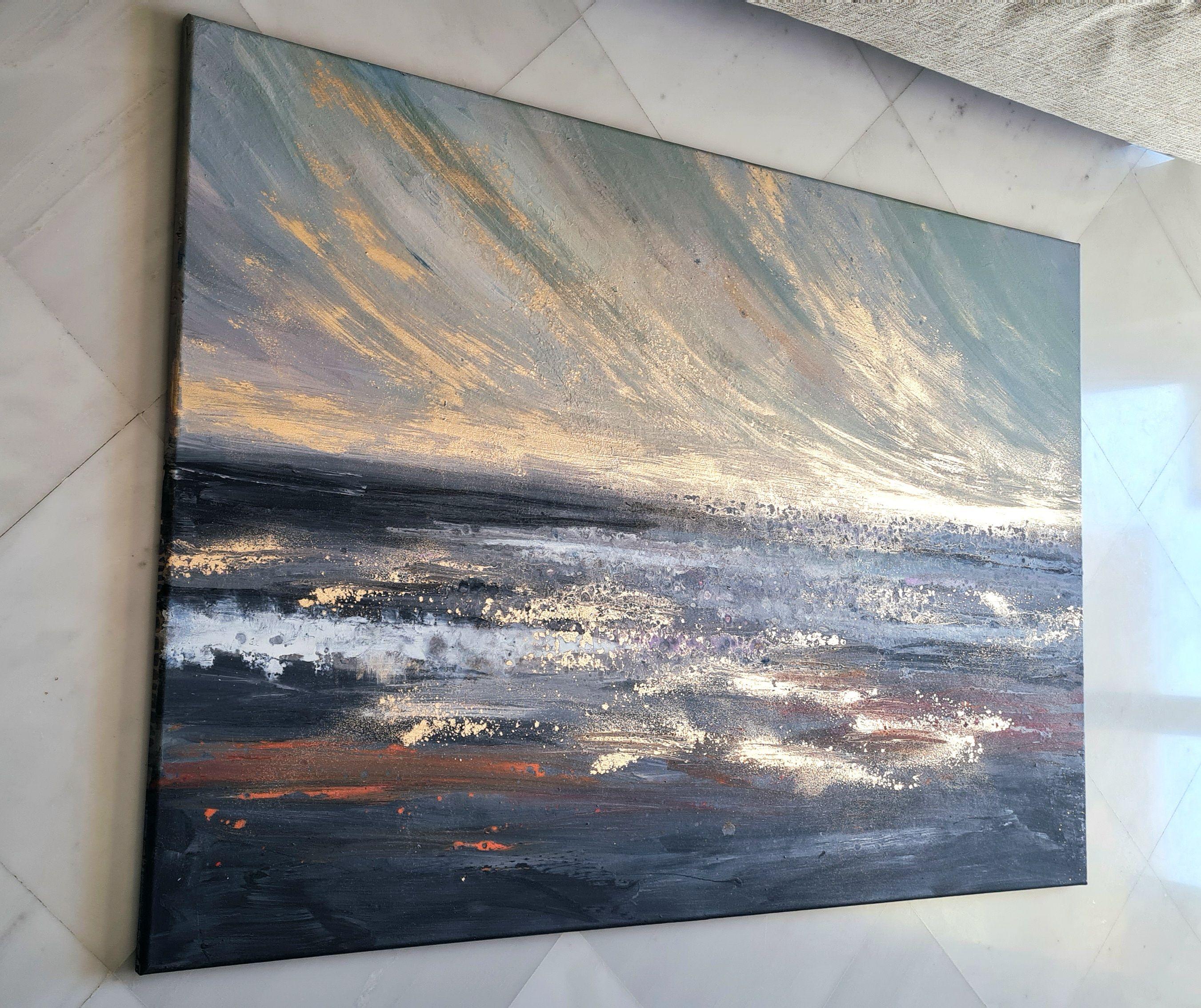 Gone with the Wind, Gemälde, Acryl auf Leinwand im Angebot 2