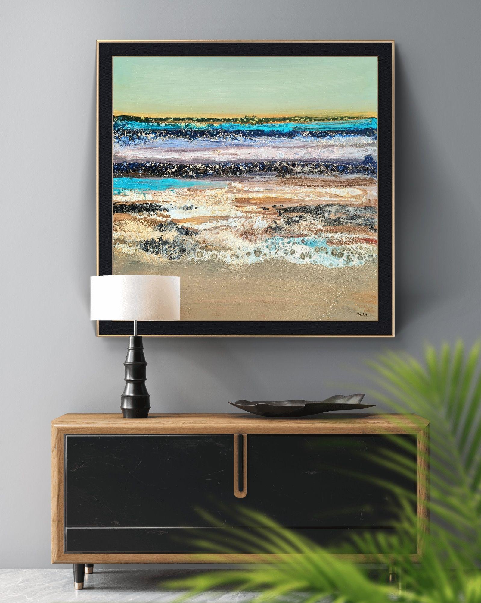 Luminous Symphony, Painting, Acrylic on Canvas For Sale 1