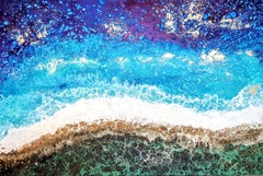 Paros, peinture, acrylique sur toile