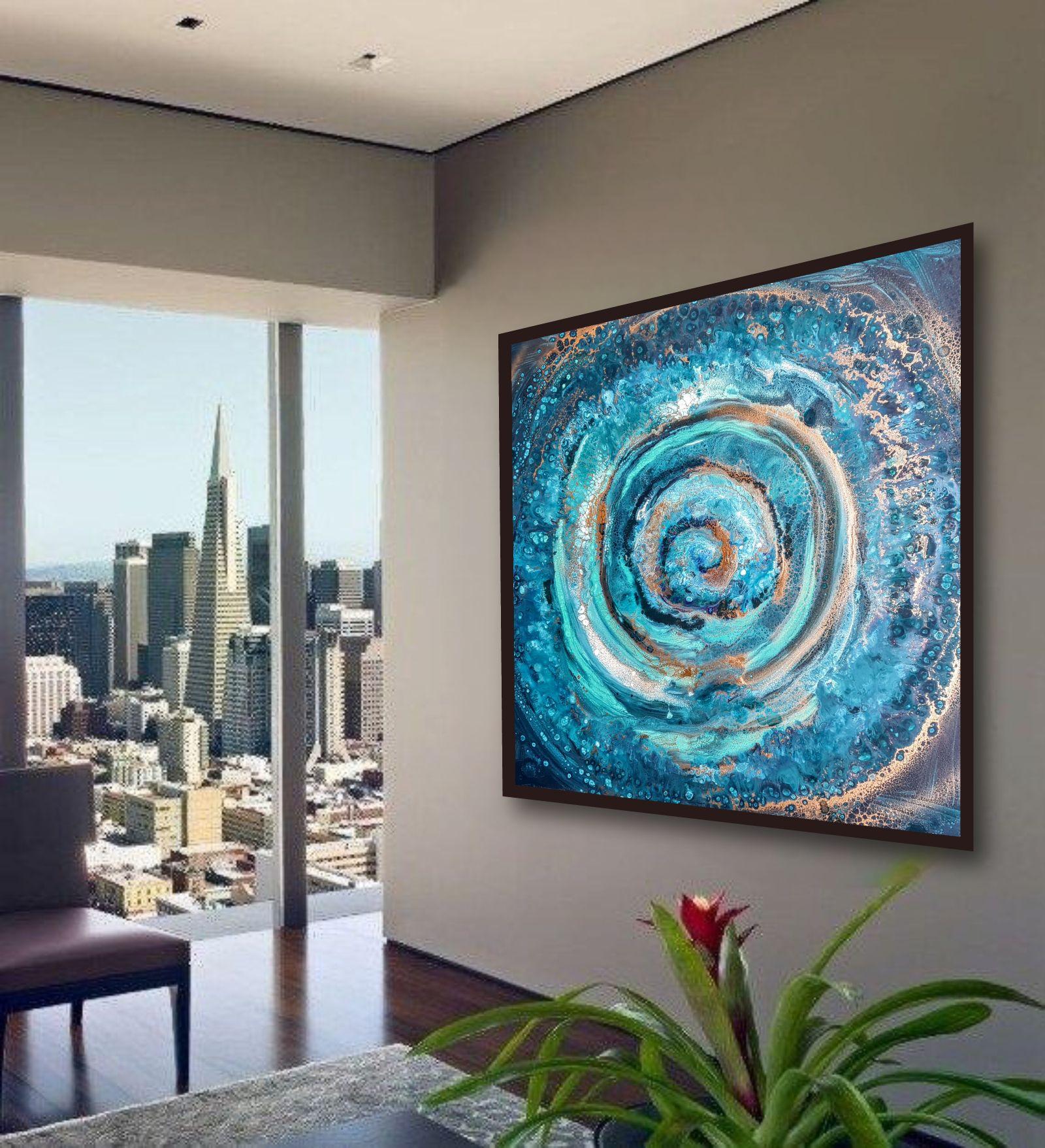 Siren Calling, Painting, Acrylic on Canvas For Sale 1