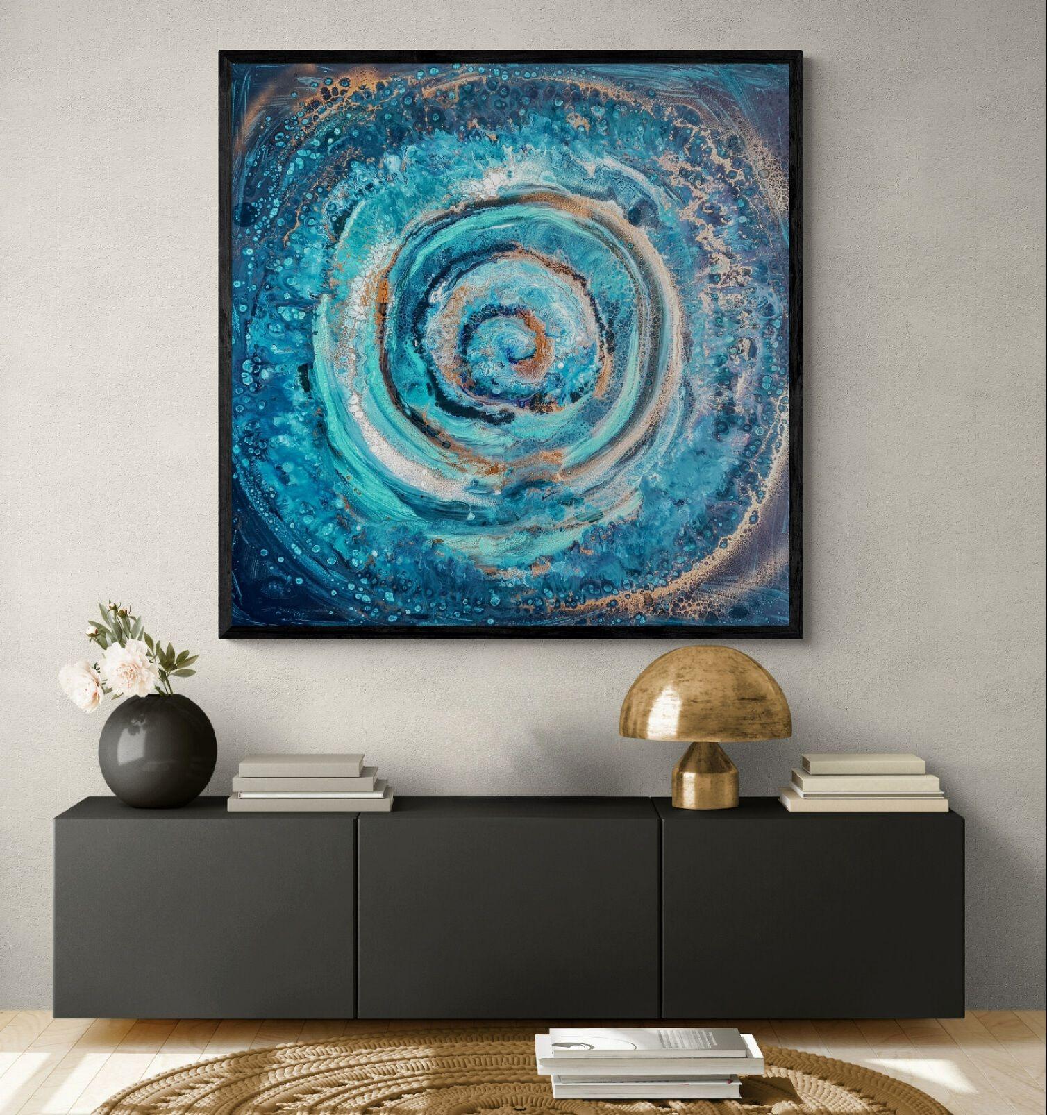 Siren Calling, Painting, Acrylic on Canvas For Sale 2