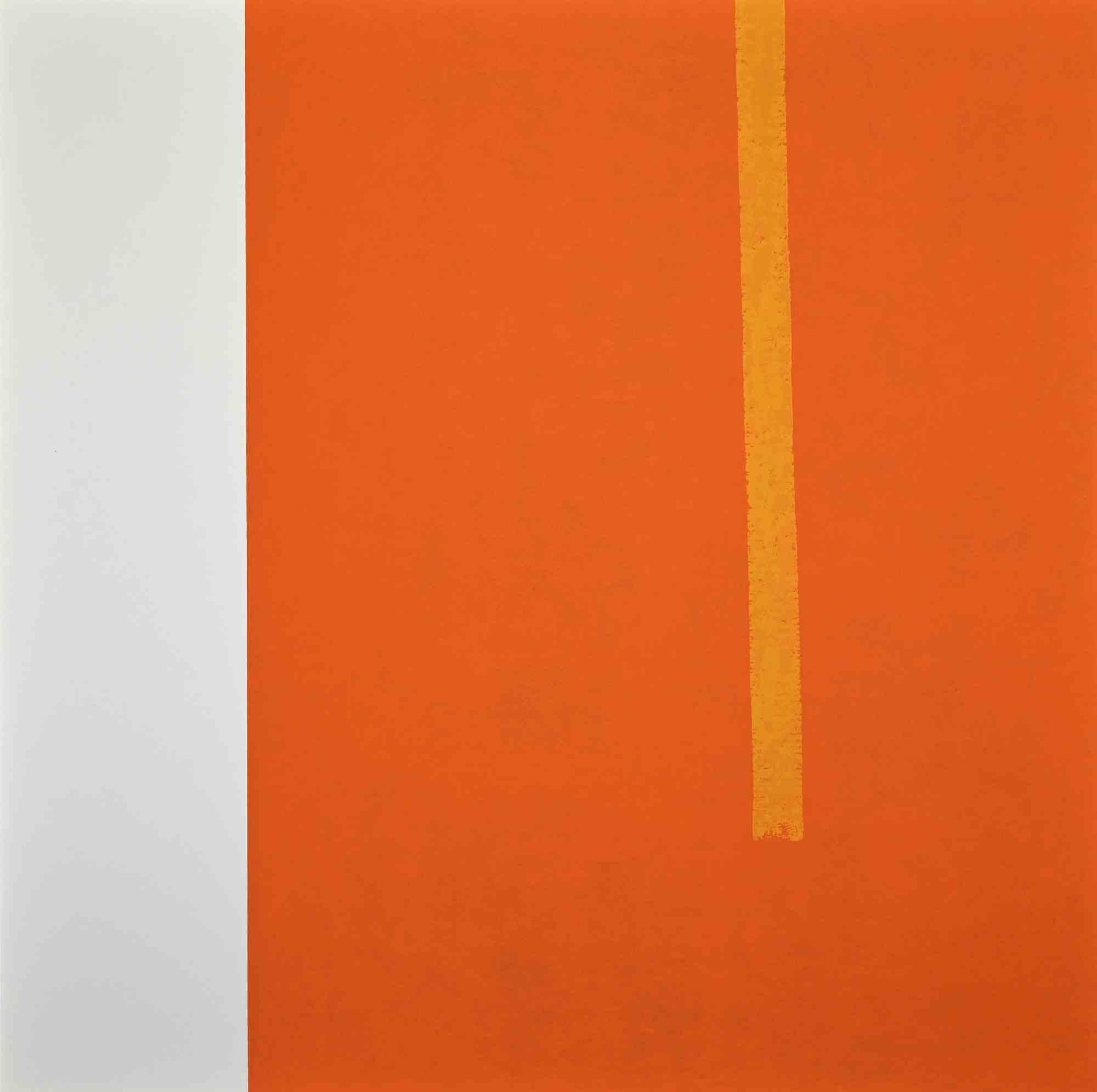 Greene & Greene - Orange è una litografia realizzata da Eleni Zerva nel 1971.

Firmato a mano e numerato sul retro.  Edizione di 120 stampe.  

Ottime condizioni.