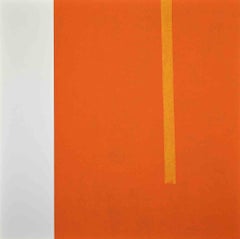 Greene & Greene - Arancione - Litografia di Eleni Zerva - 1971