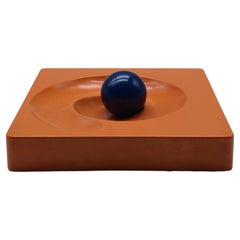 Eleonora Peduzzi Riva per Artemide Posacenere "Spiros" Arancio, Italia 1969