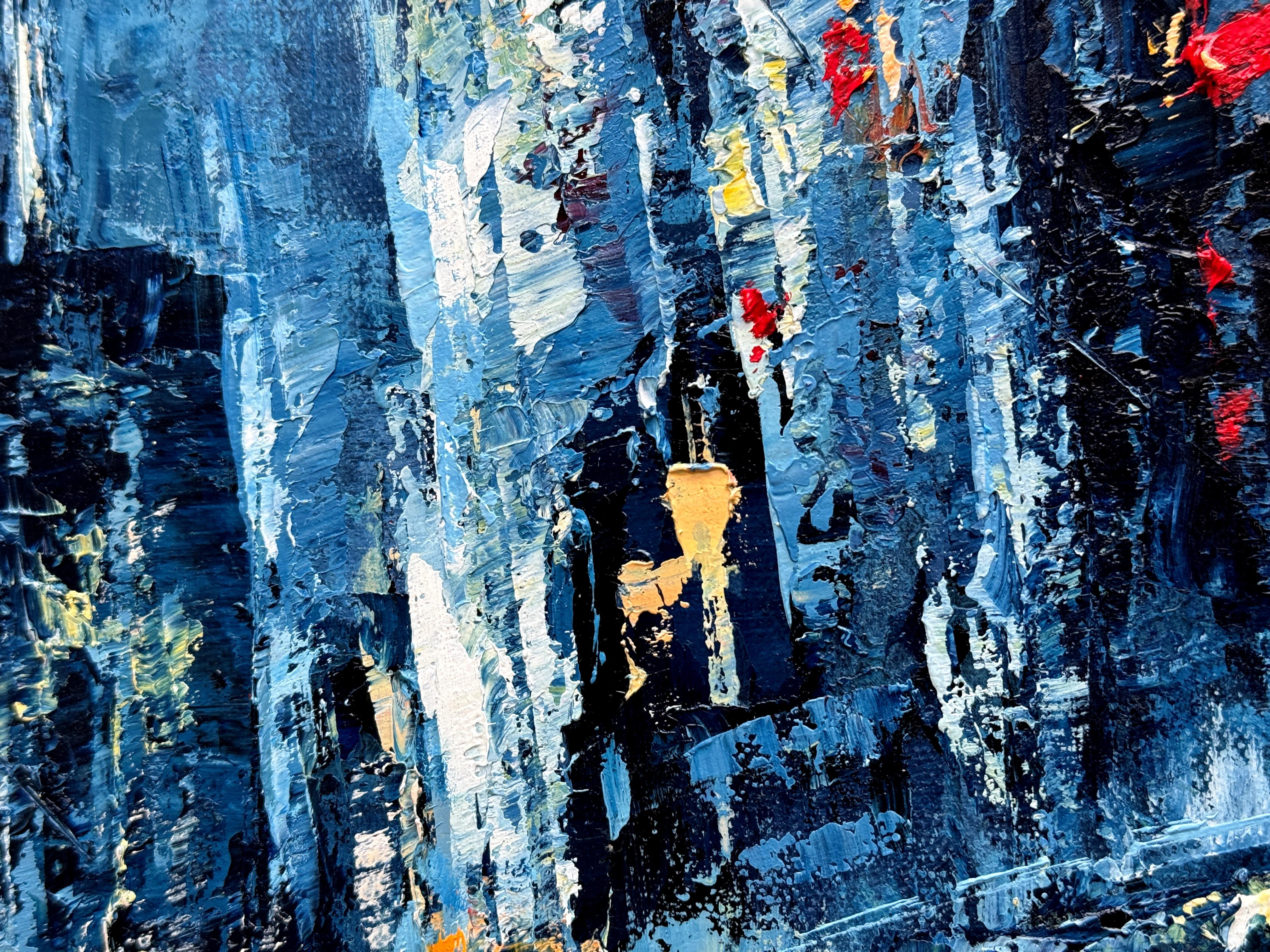 Von Rainy Night – Painting von Eleonora Taranova
