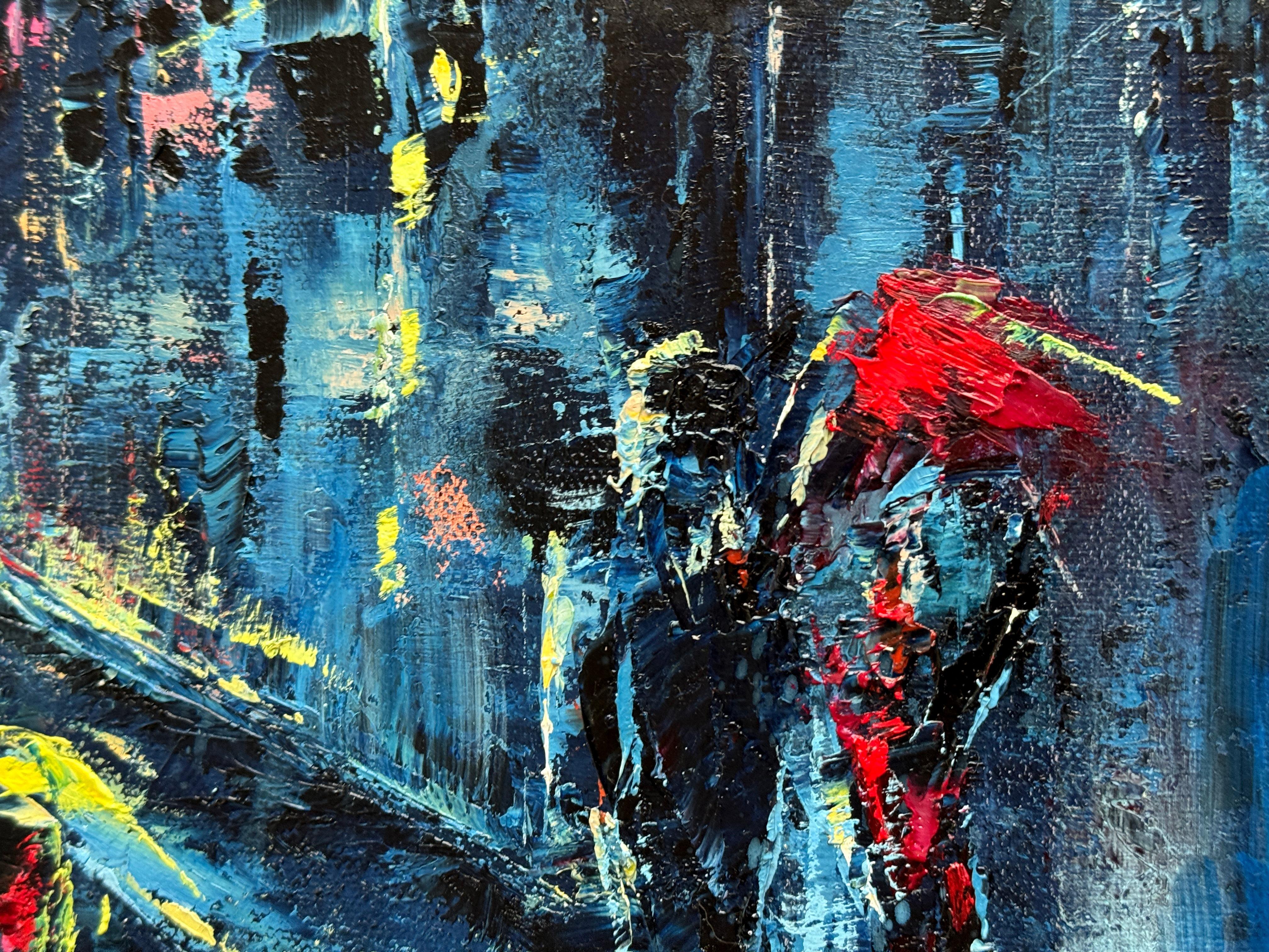 Von Rainy Night (Impressionismus), Painting, von Eleonora Taranova