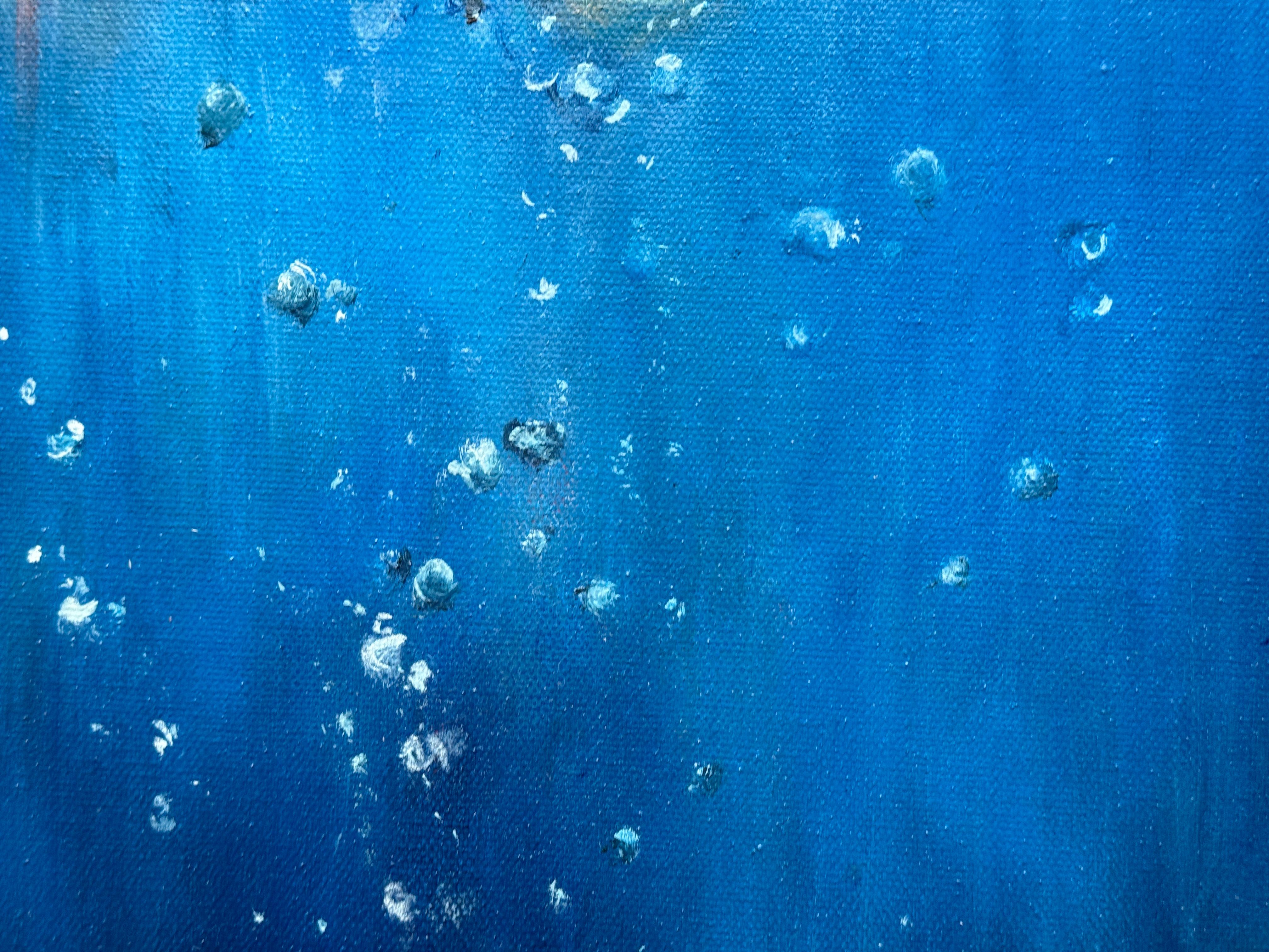 Who are you? What truly defines you? To answer these questions, one must look within, diving deep to uncover the essence of their being. The allegorical painting ‘Deeper’ explores this profound journey of self-discovery and the search for identity.
