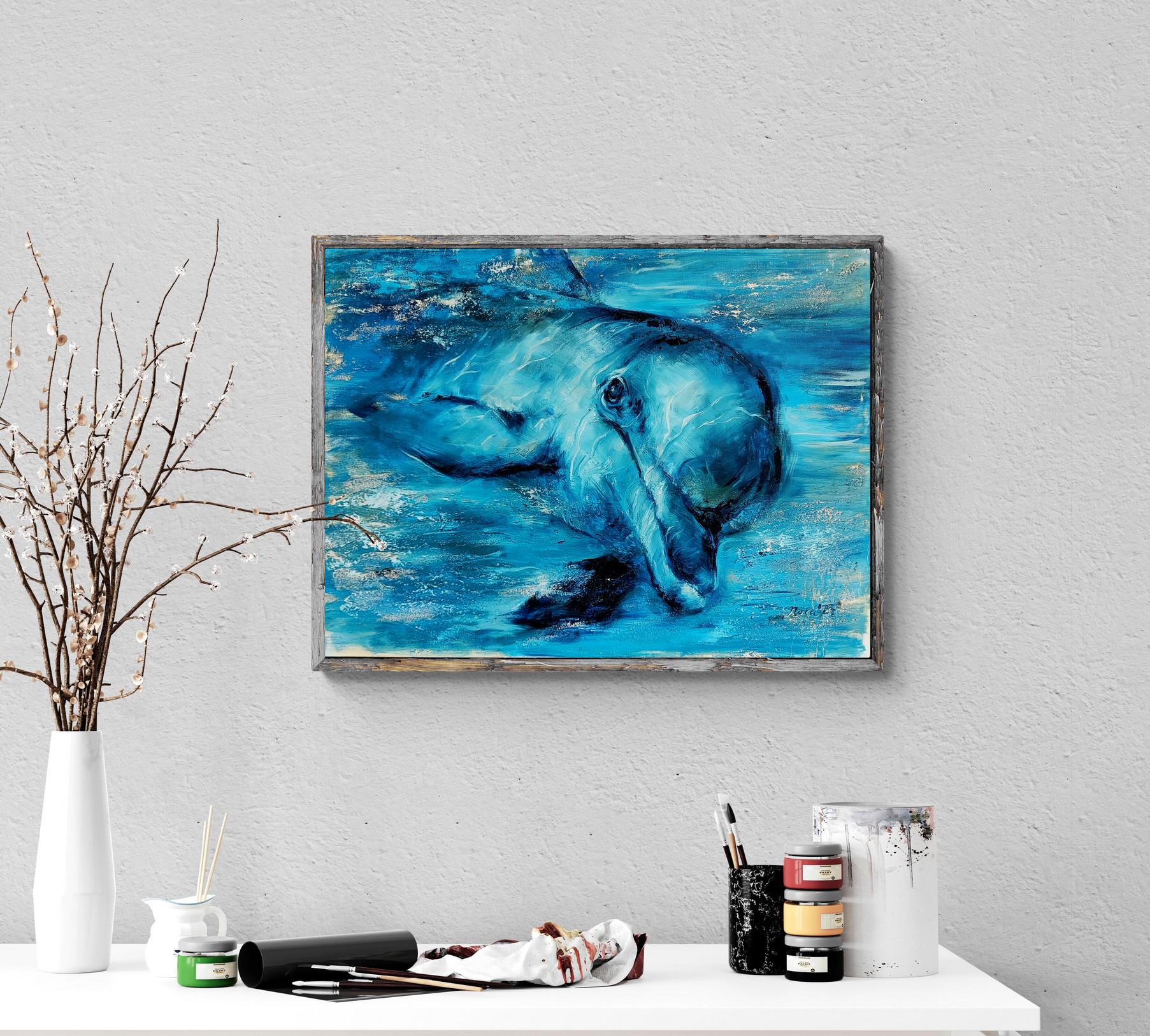 Delfin – Painting von Eleonora Taranova