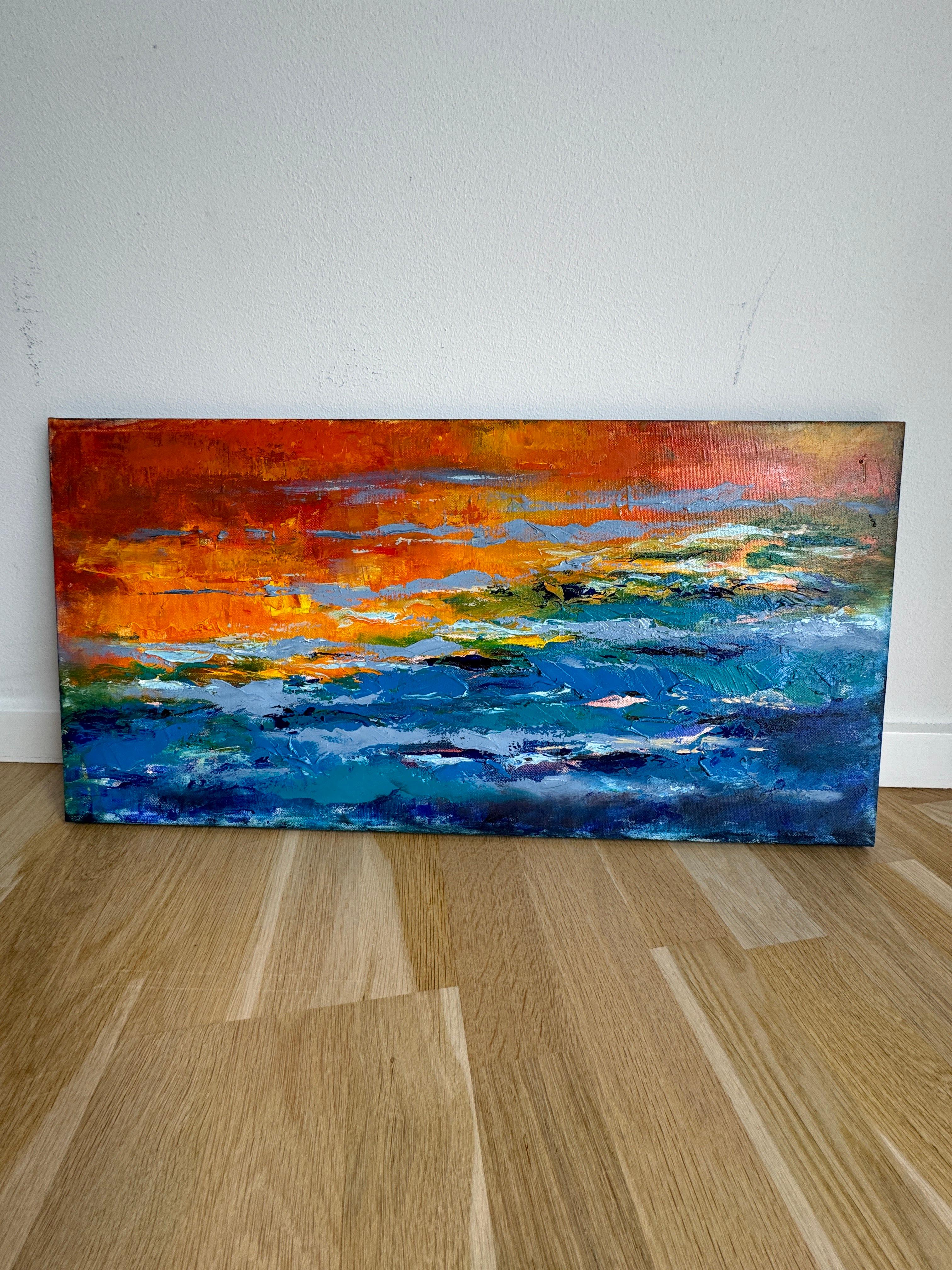 Plage chaude - Painting de Eleonora Taranova