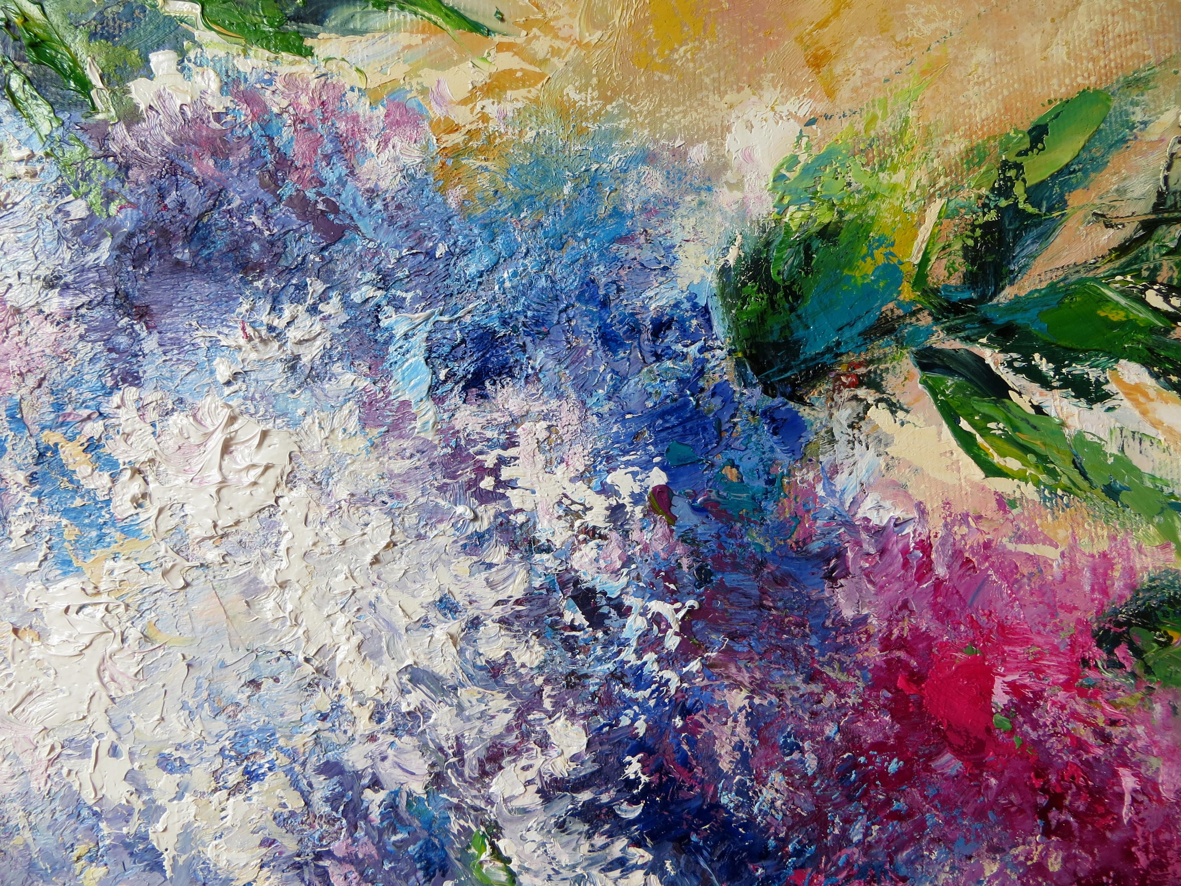 Mattina lilla - Painting Impressionismo di Eleonora Taranova