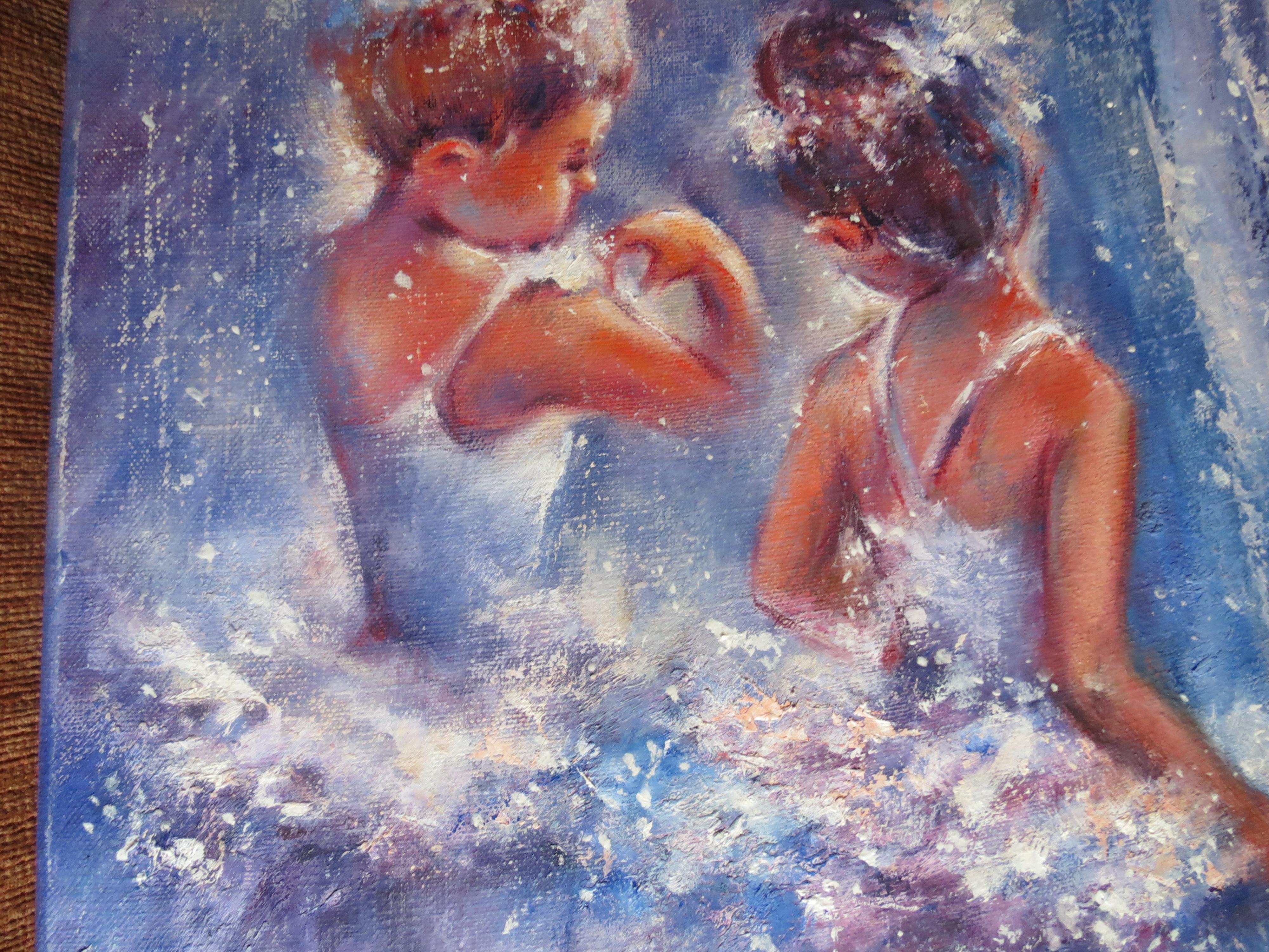 Pequeñas bailarinas. Pintura original - Painting de Eleonora Taranova