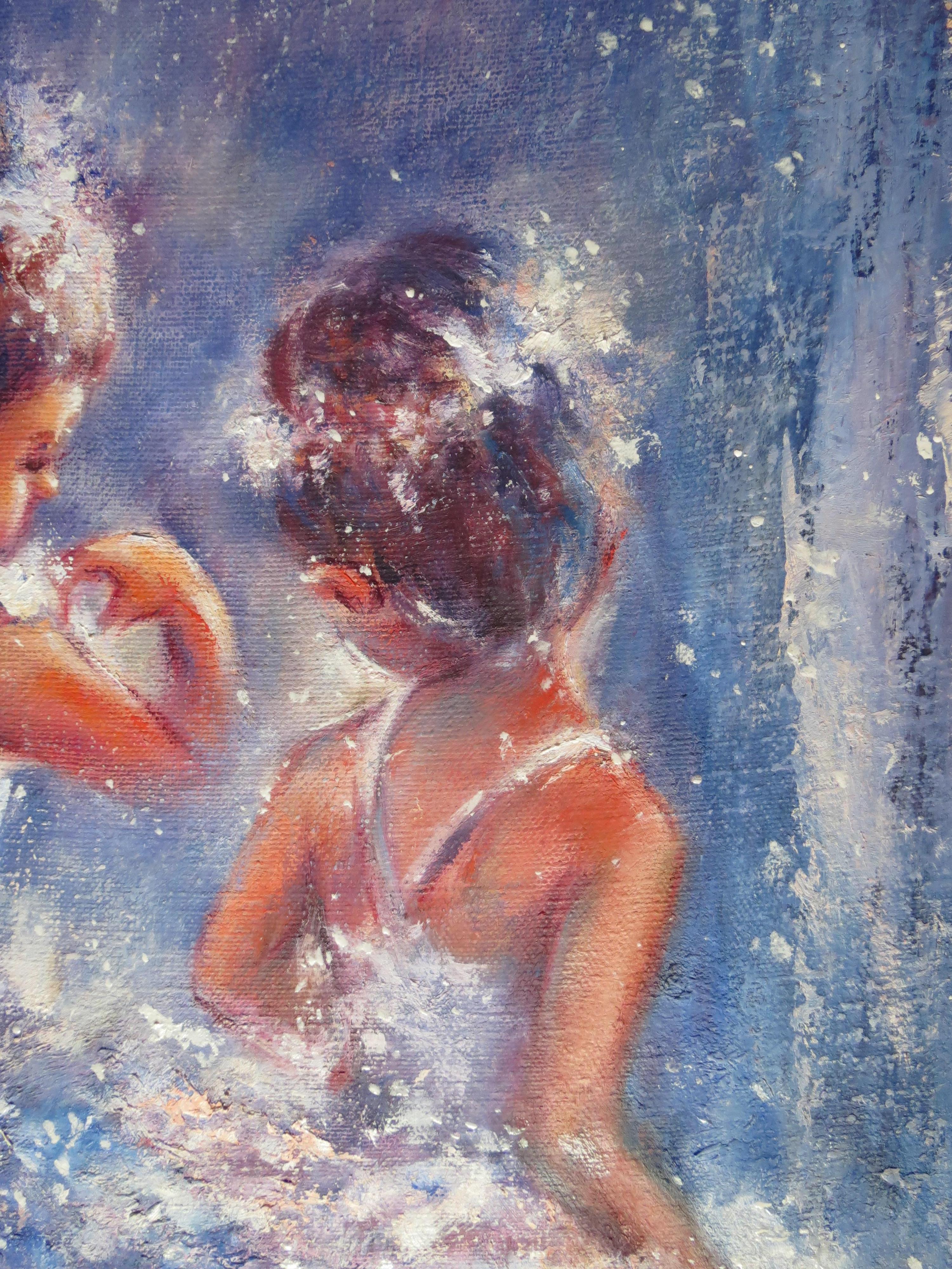 Pequeñas bailarinas. Pintura original - Painting Impresionista de Eleonora Taranova