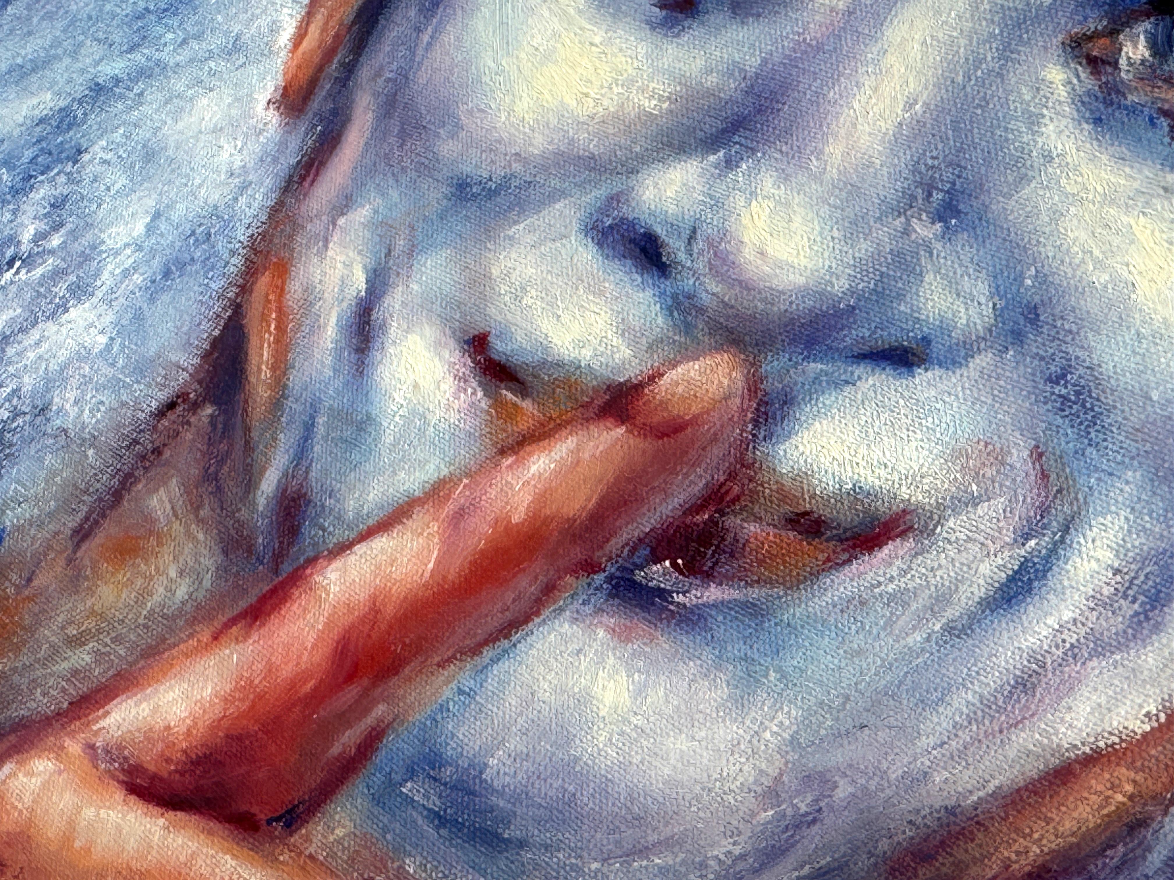Mysteriöser Pantomime – Painting von Eleonora Taranova