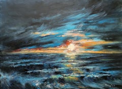 Nordic Path. Sunset