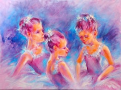 Sueños rosas. Pintura original