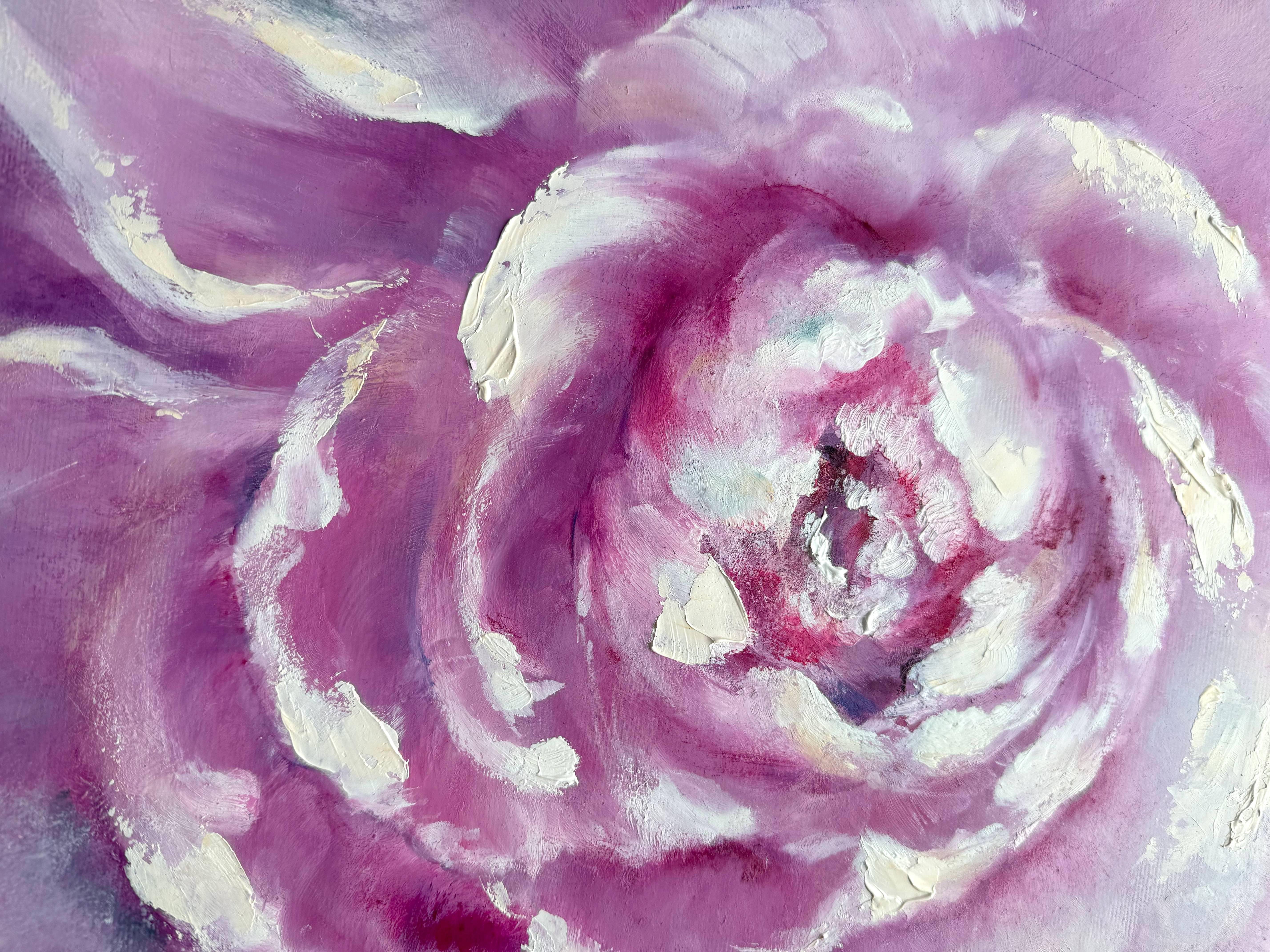Peonia rosa. Pittura originale - Painting di Eleonora Taranova