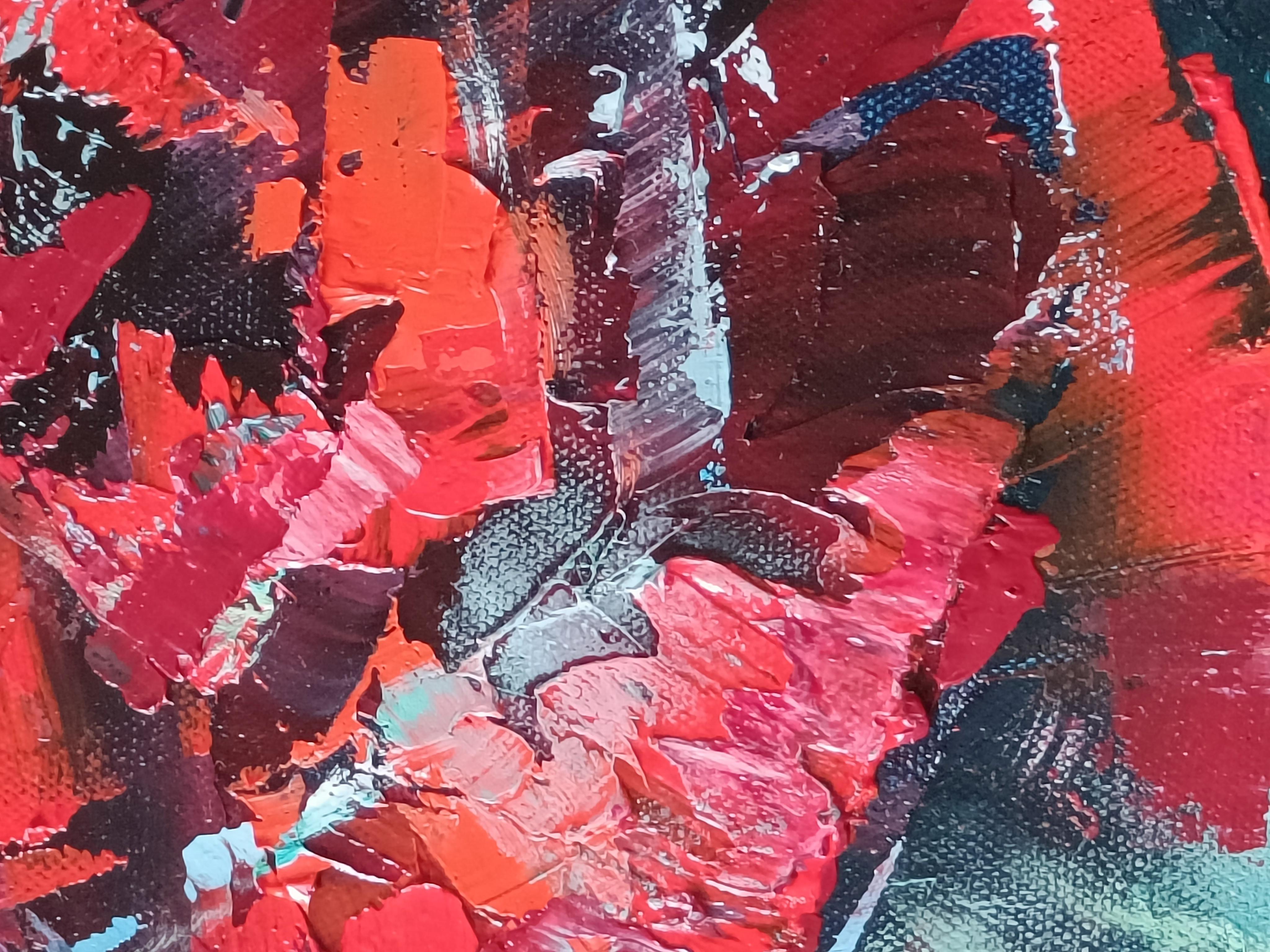 Rosas rojas - Painting Impresionista de Eleonora Taranova