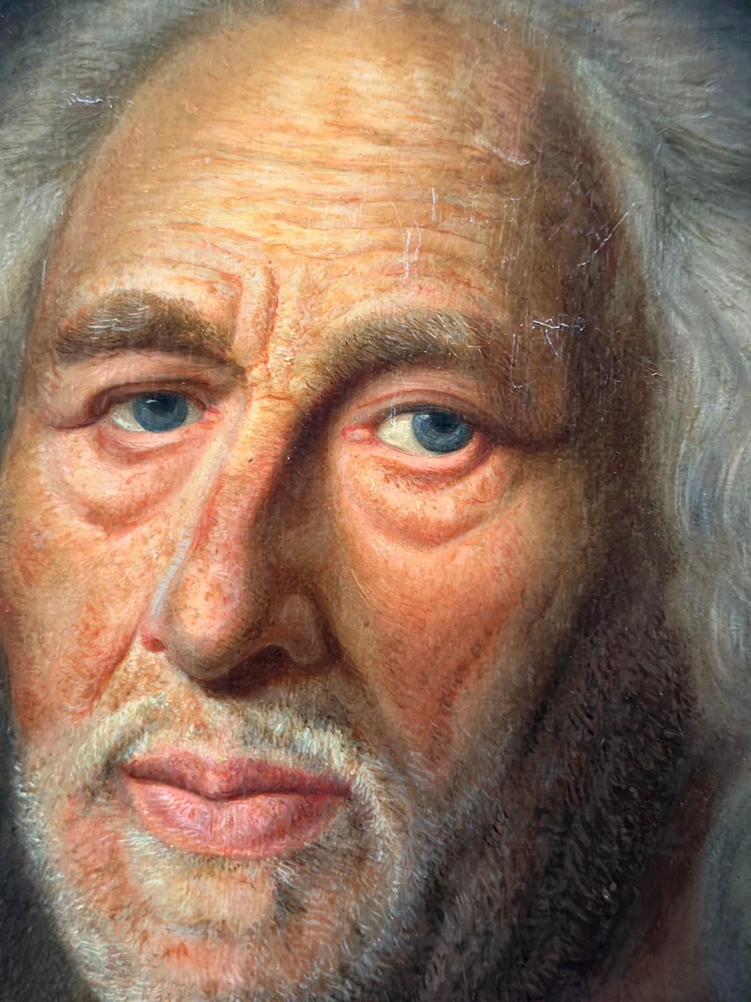 Eleonore (Lori) Matschnig
Eisenerz 1838 - 1920 Graz

Ein alter Mann, nach Balthasar Denner

Öl auf Holz
Größe: 40 x 31,5 cm
Rahmen: 59 x 51 cm
Guter Originalzustand

Besichtigung und Abholung nach vorheriger Anmeldung
Die Echtheit wird schriftlich