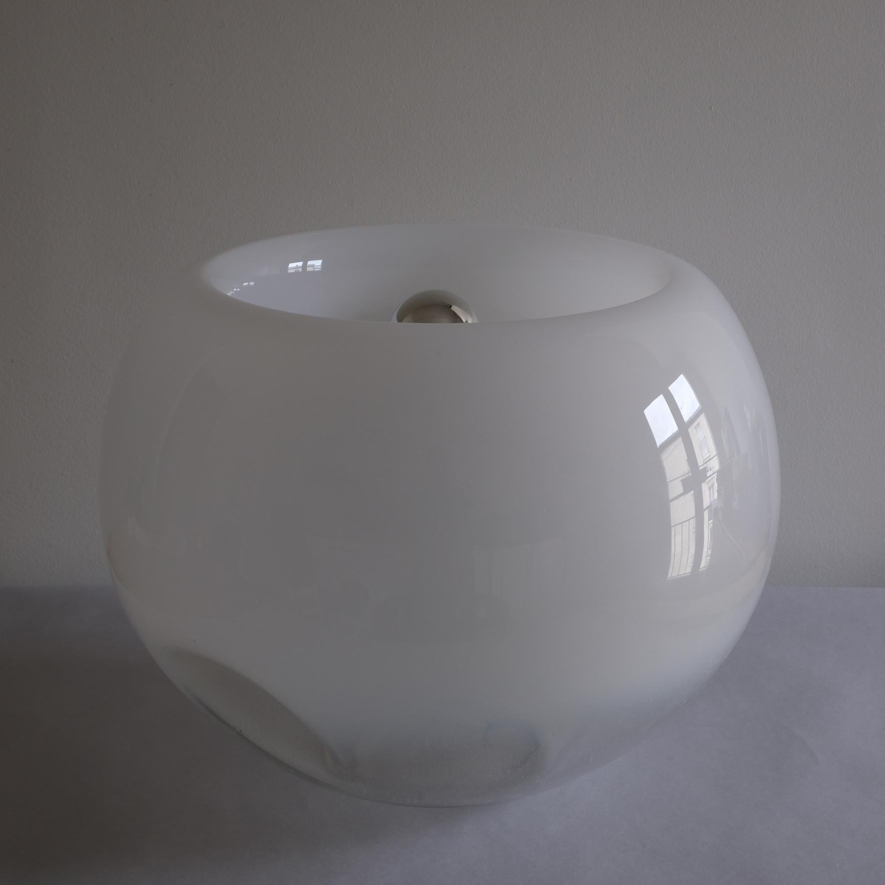 Eleonore Peduzzi-Riva, Vacuna, lampe de bureau en verre, Artemide, années 1960 4