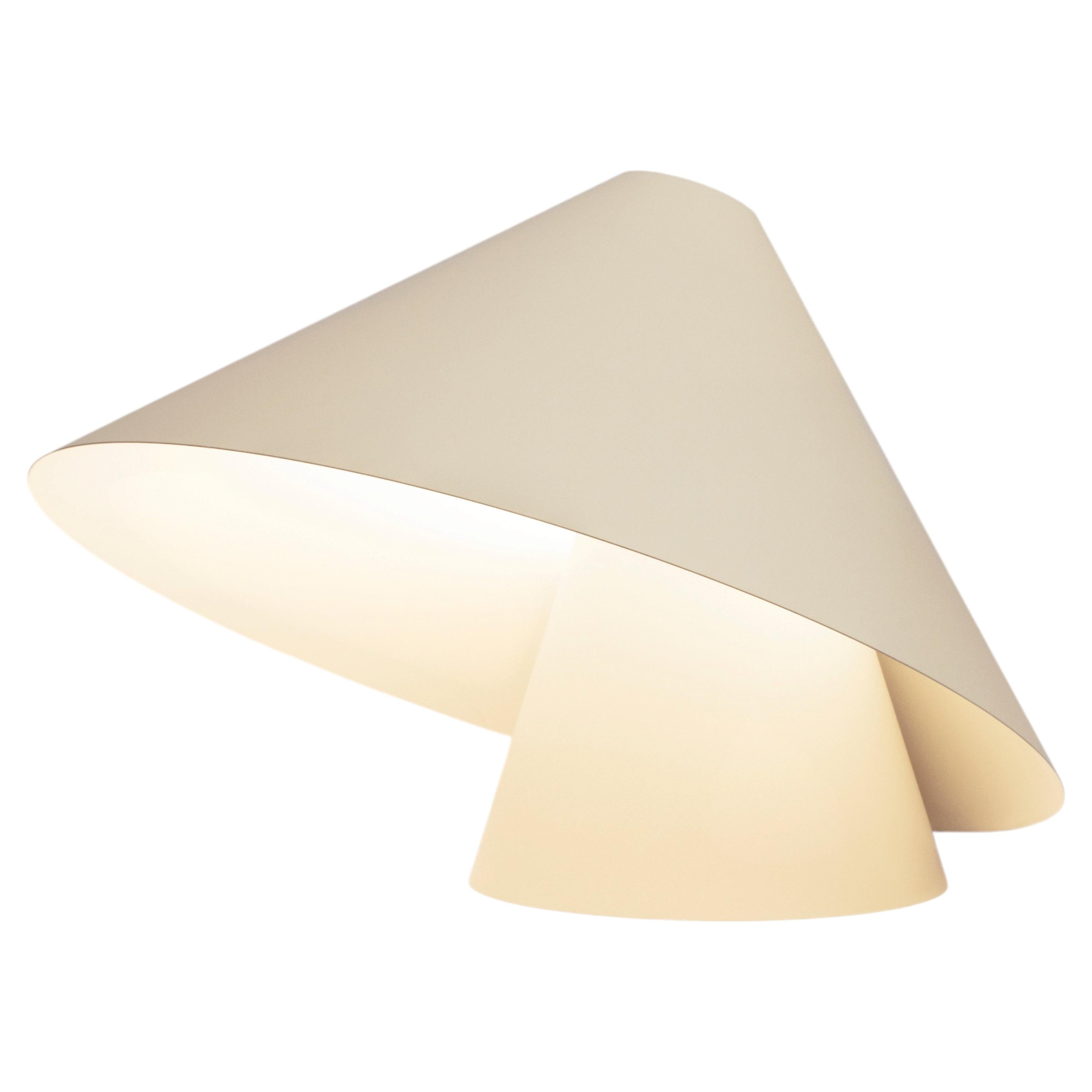 "Elepé Paper White" Table Lamp by Luis Marie Studio
