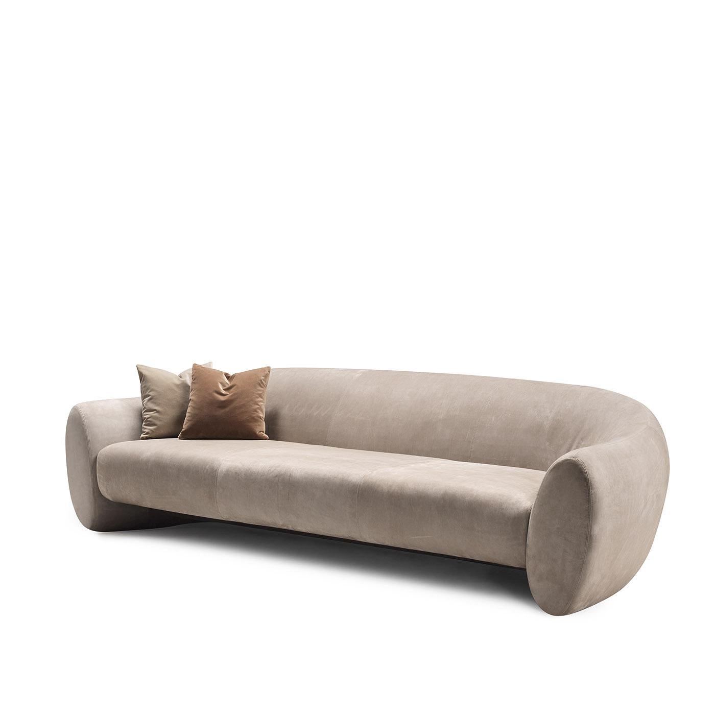 Elefant 3-sitzer beige sofa by Stefano Giovannoni (Italienisch) im Angebot