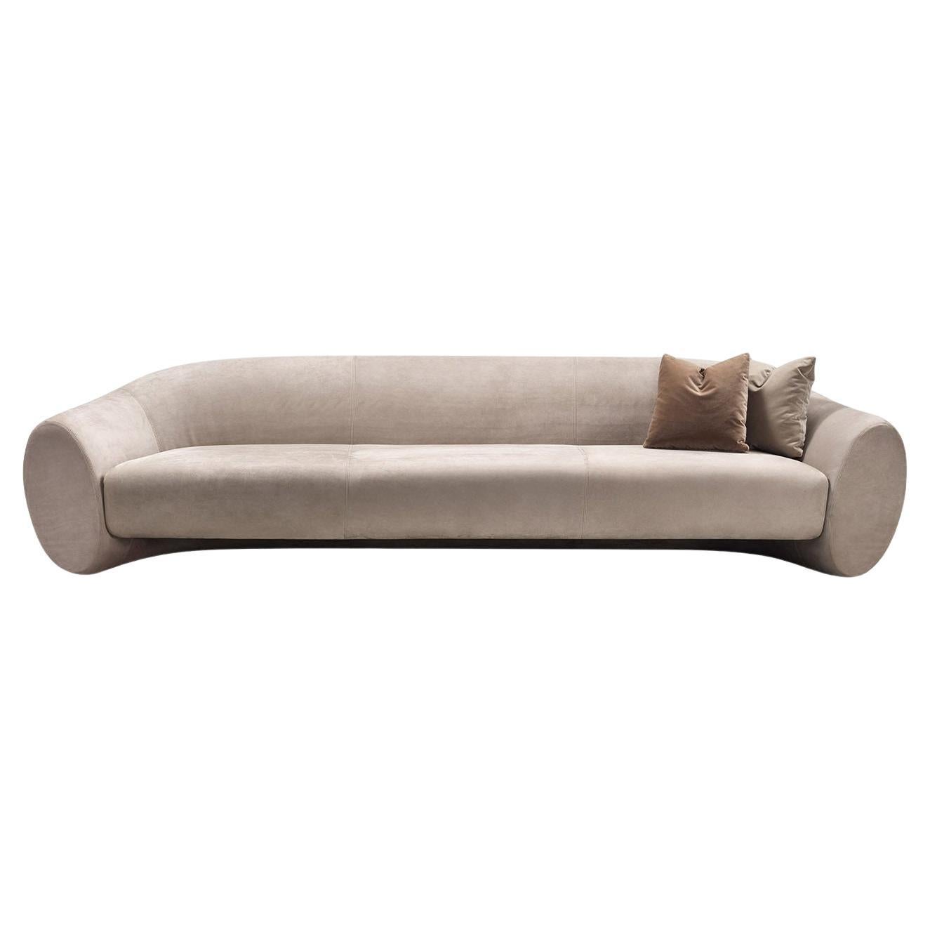 Elefant 3-sitzer beige sofa by Stefano Giovannoni im Angebot