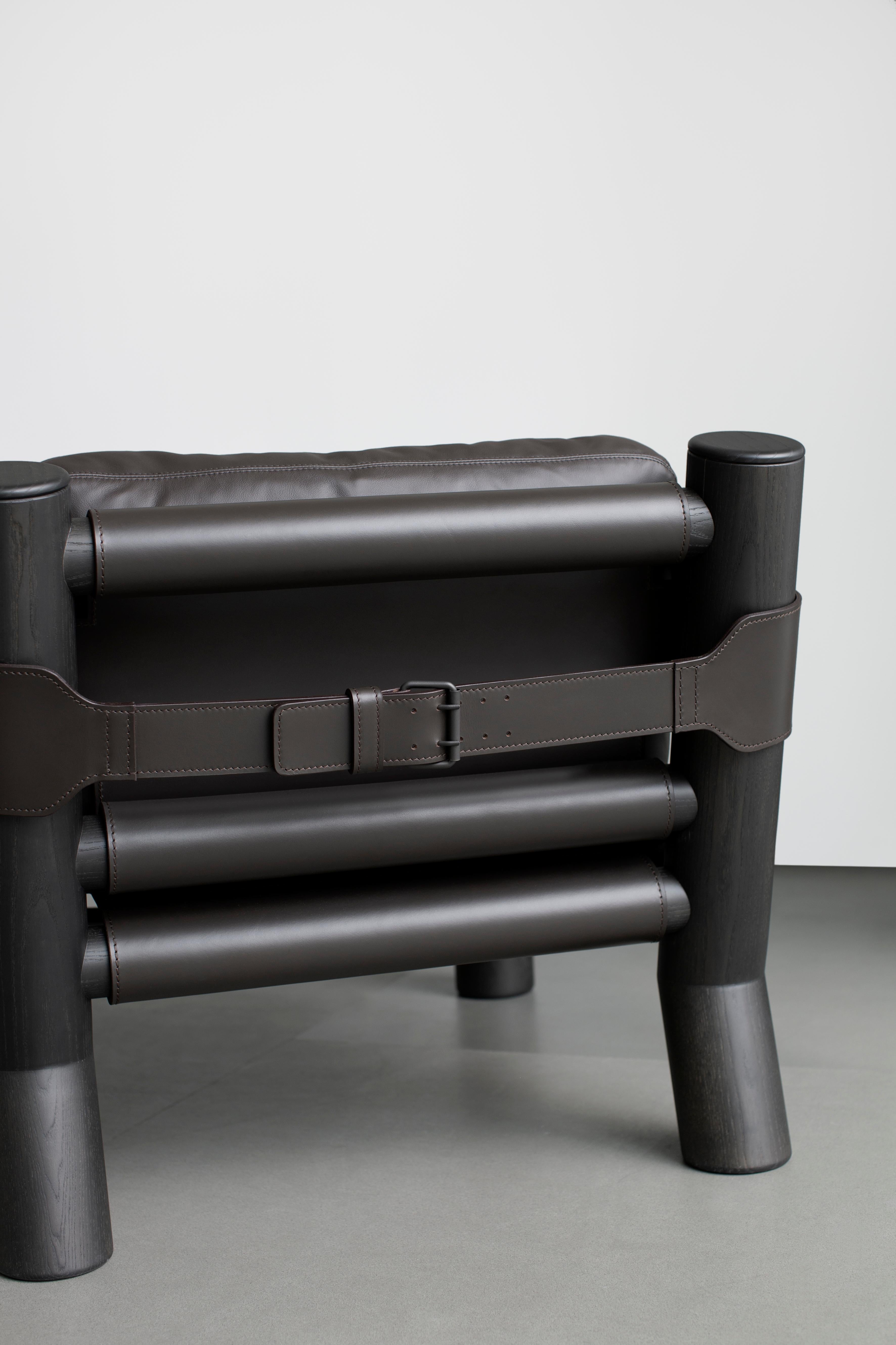 Leather Elephant Armchair designed by Karen Chekerdjian for Tacchini