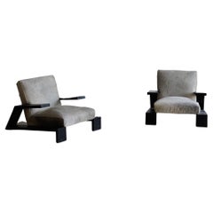 Vintage Elephant Armchairs In The Manner of Jean-Michel Frank, Comte