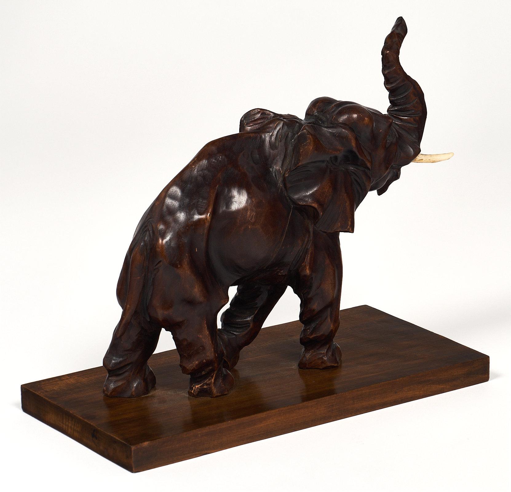 Elephant Art Deco Period Sculpture 1