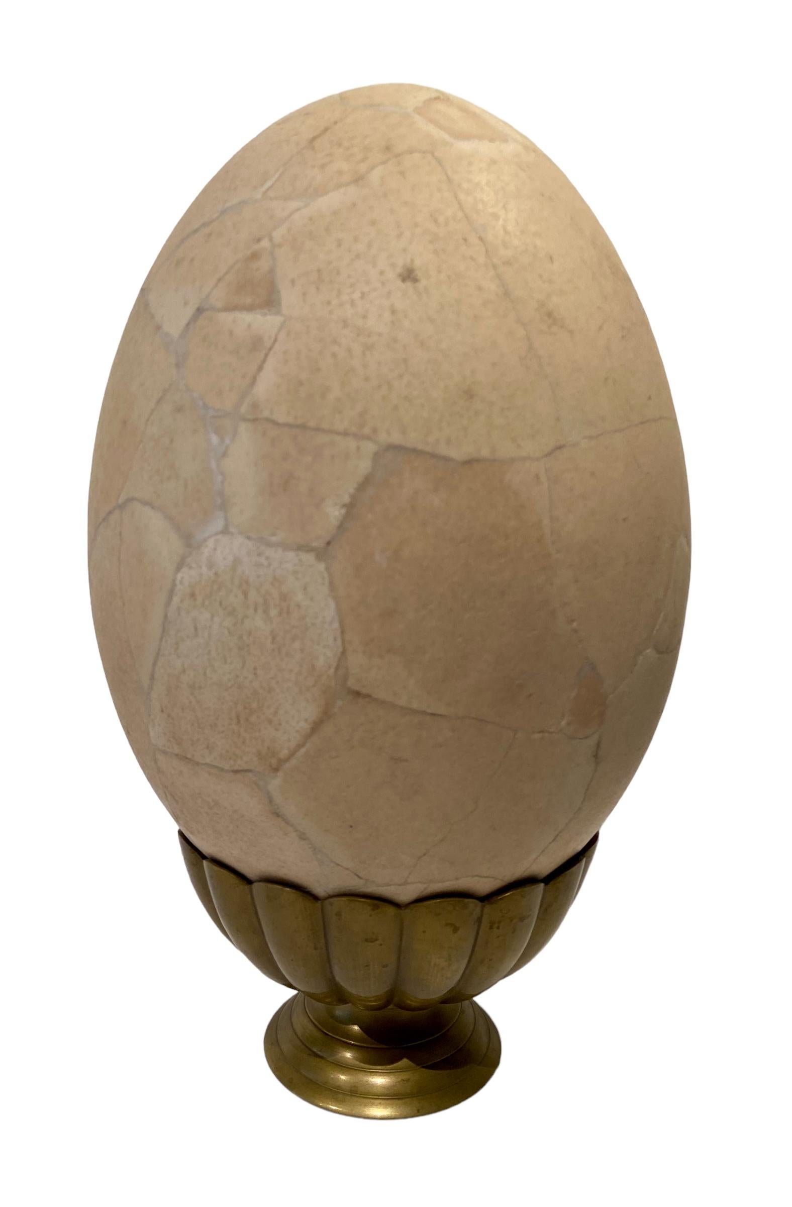 Hand-Crafted Elephant bird egg For Sale